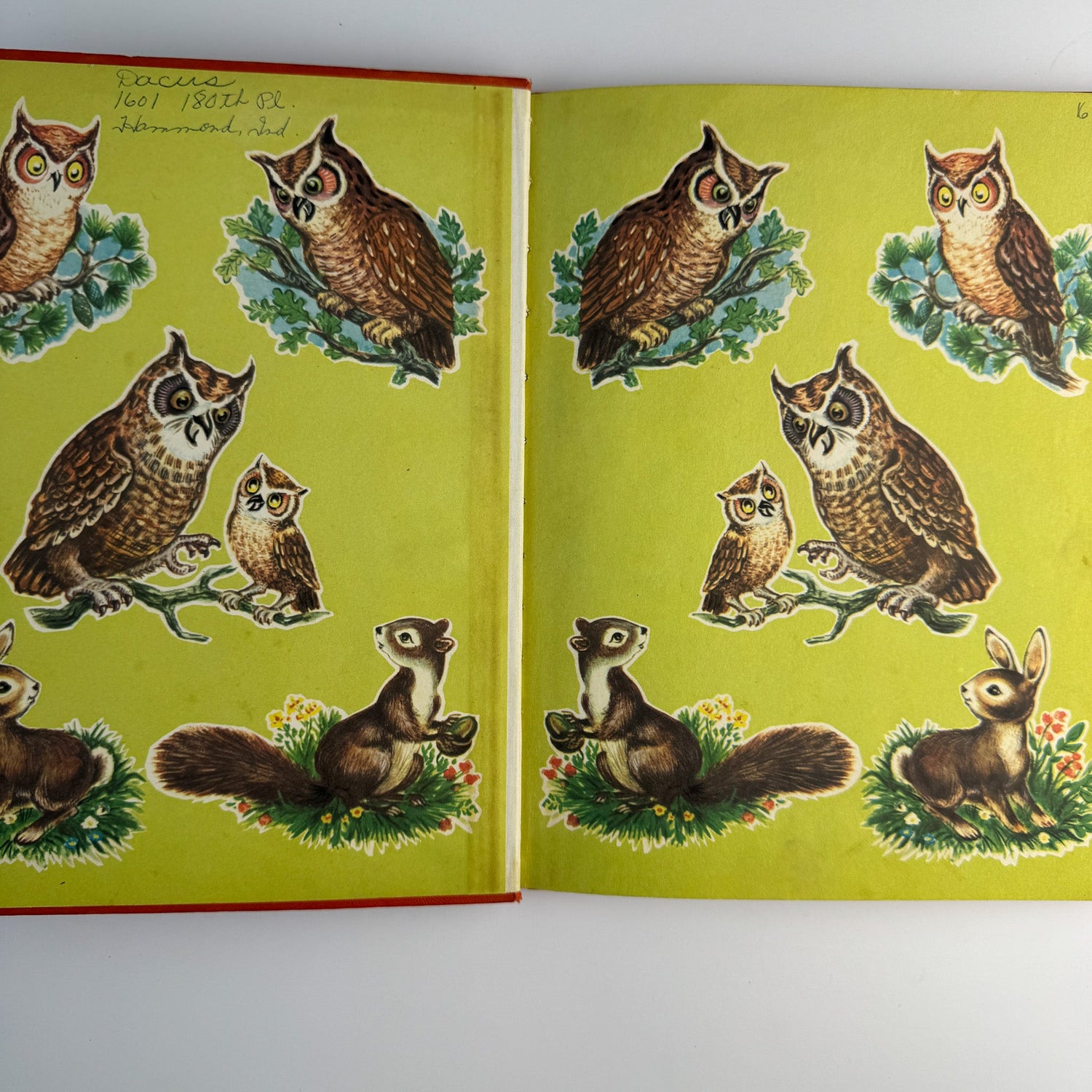 The Curious Little Owl, Francis Ruth Keller, Platt & Munk, 1957 - Pretty Old Books