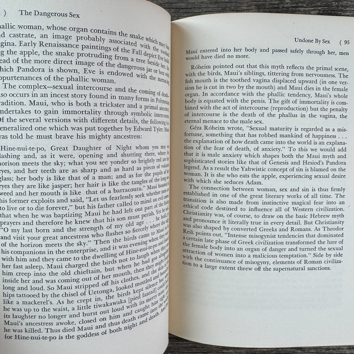 The Dangerous Sex: The Myth of Feminine Evil – H.R. Hays – 1964 - Pretty Old Books
