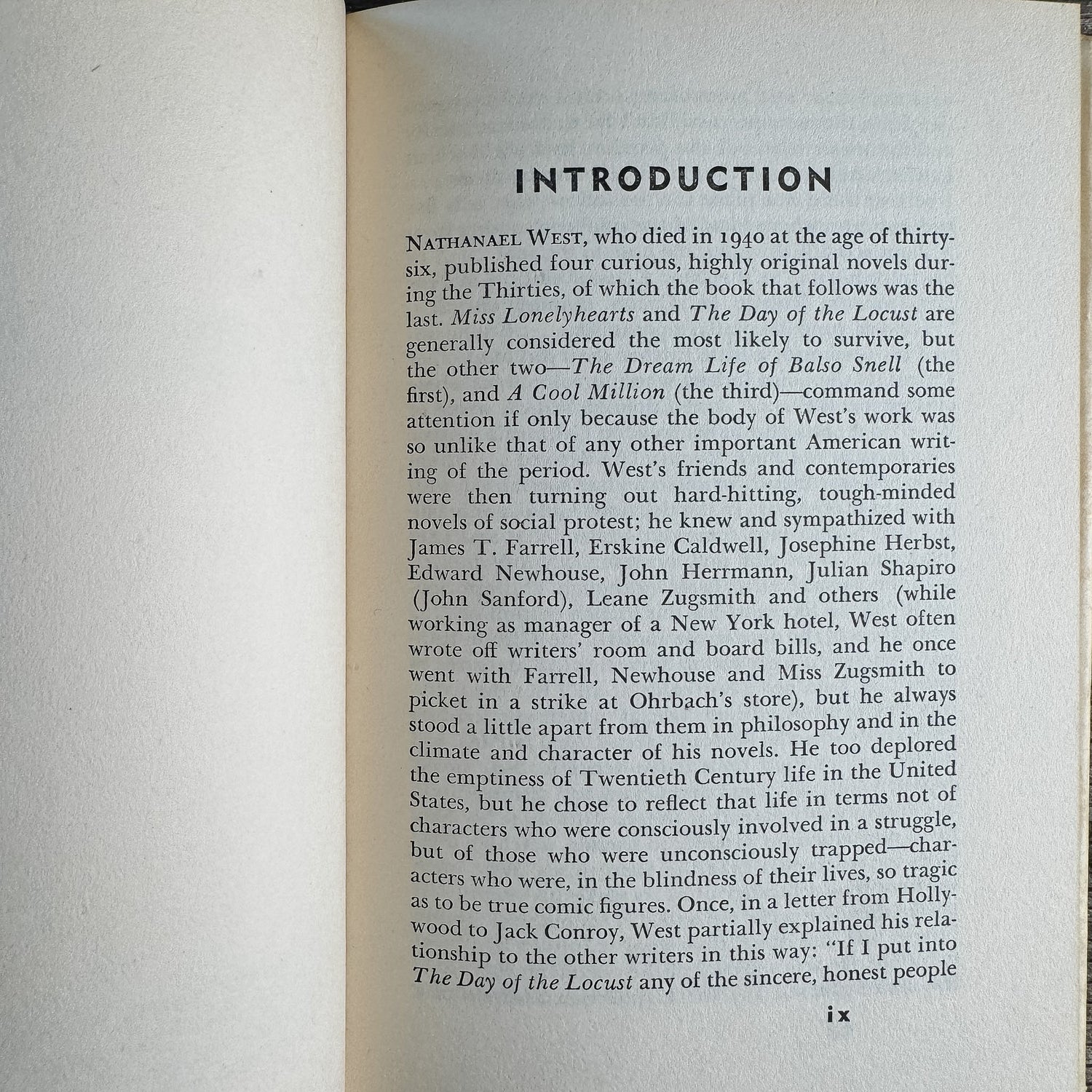 The Day of the Locust, Nathanael West, 1950 - Pretty Old Books