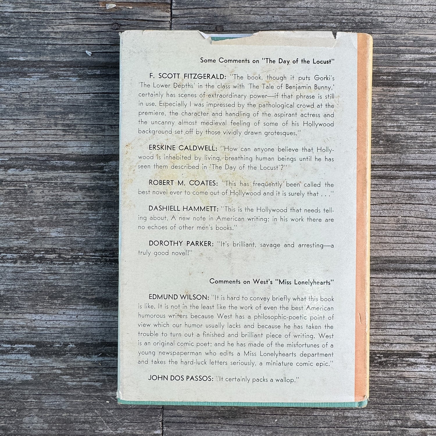 The Day of the Locust, Nathanael West, 1950 - Pretty Old Books