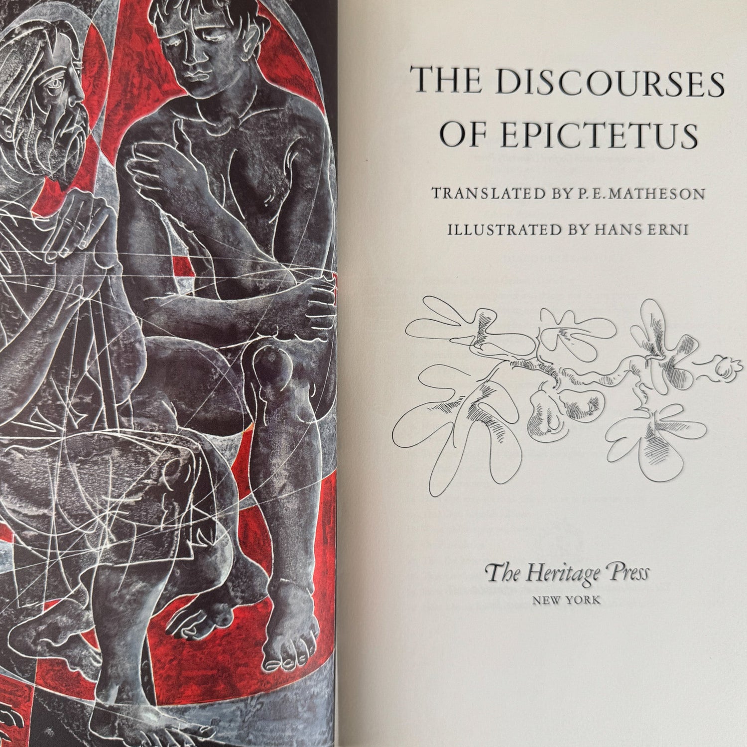 The Discourses of Epictetus, Heritage Press, 1968 - Pretty Old Books