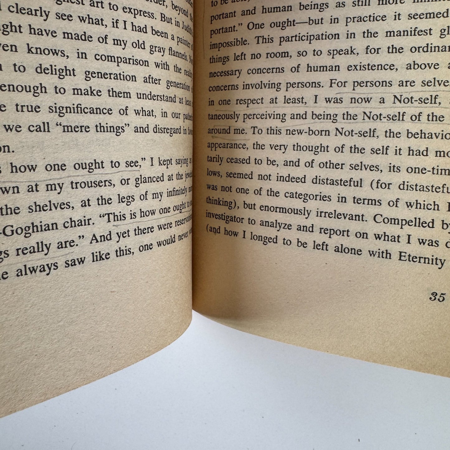 The Doors of Perception, Aldous Huxley, 1st Perennial Library Edition, 1970 Paperback - Pretty Old Books