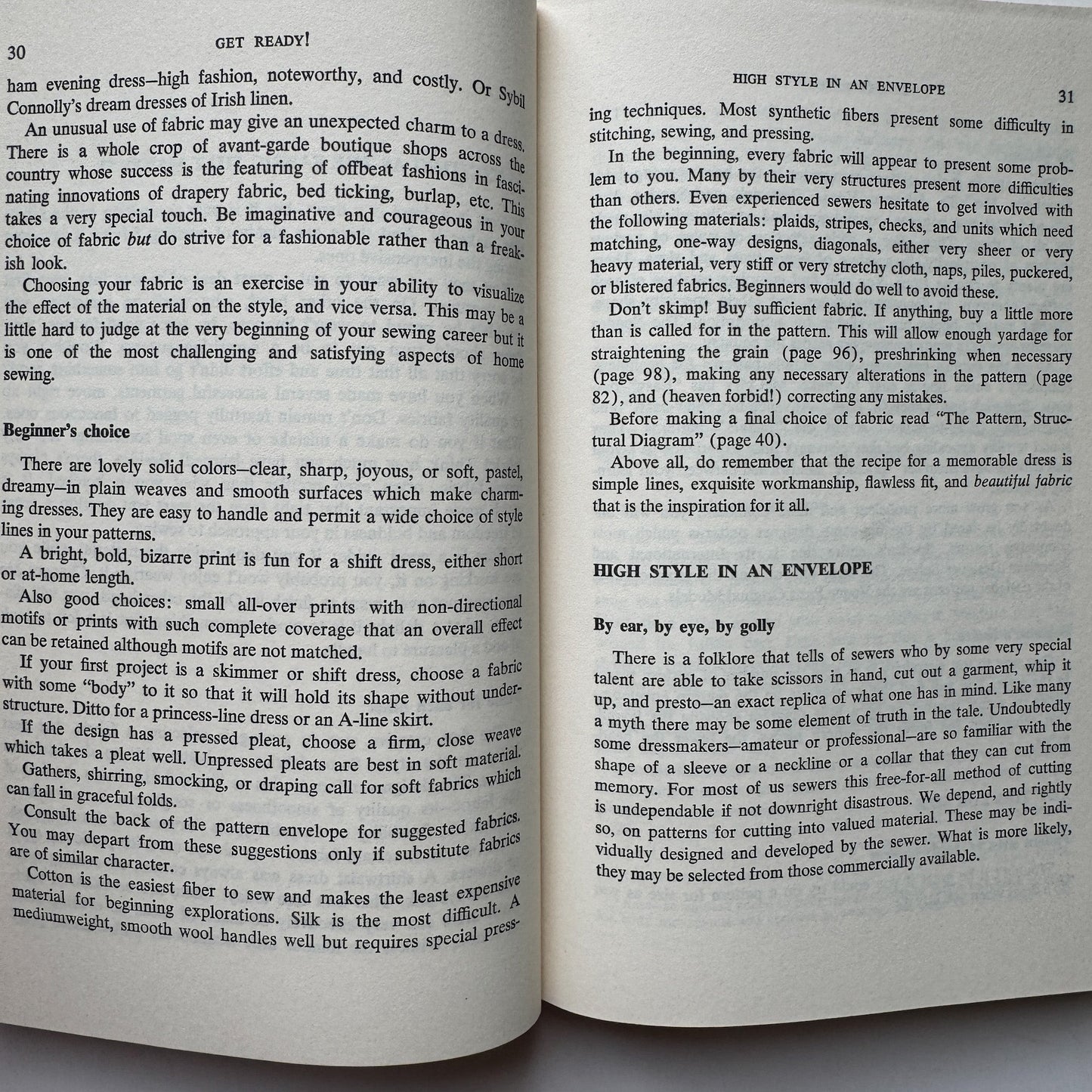 The Dressmaking Book, Adele P Margolis, 1967 Hardcover - Pretty Old Books