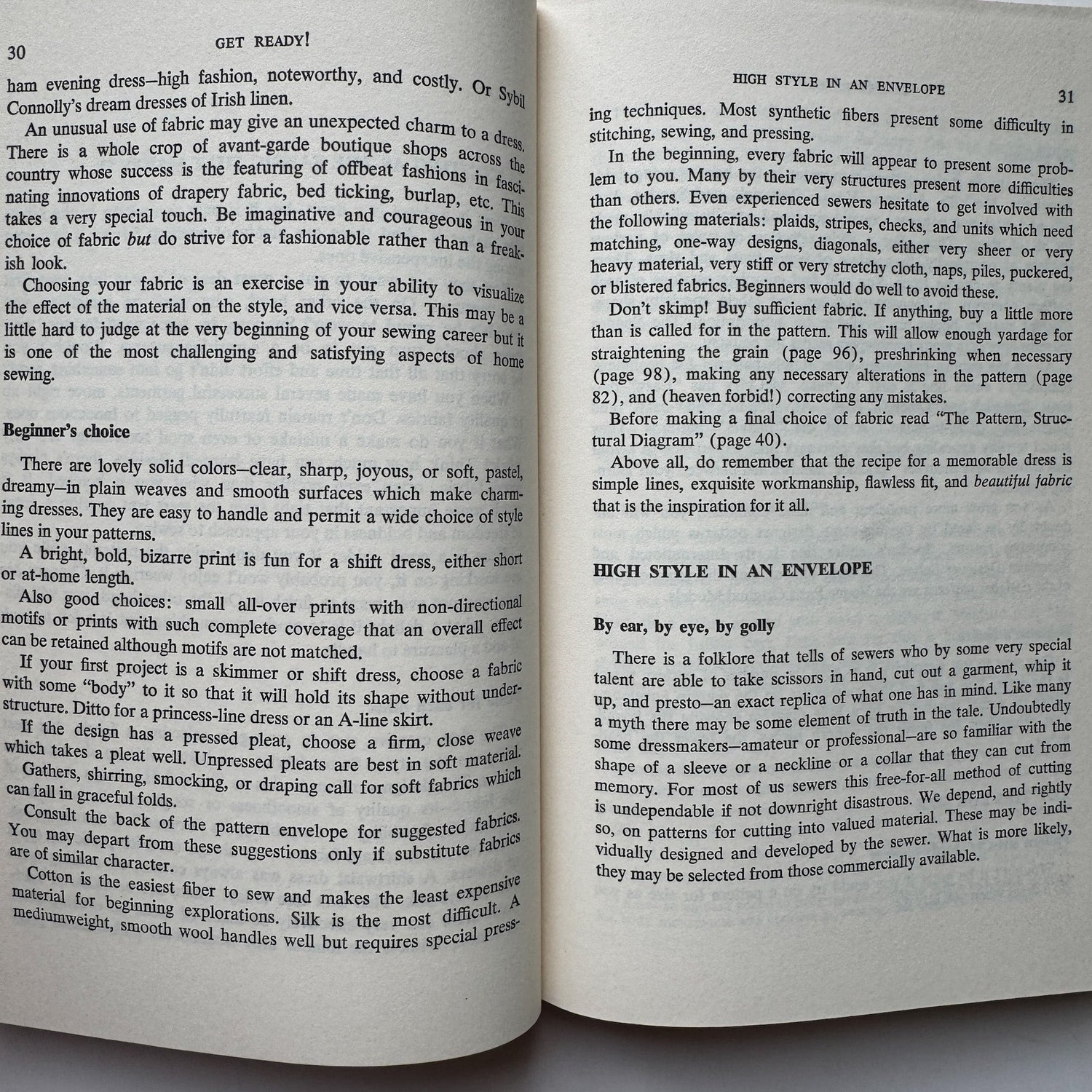 The Dressmaking Book, Adele P Margolis, 1967 Hardcover - Pretty Old Books