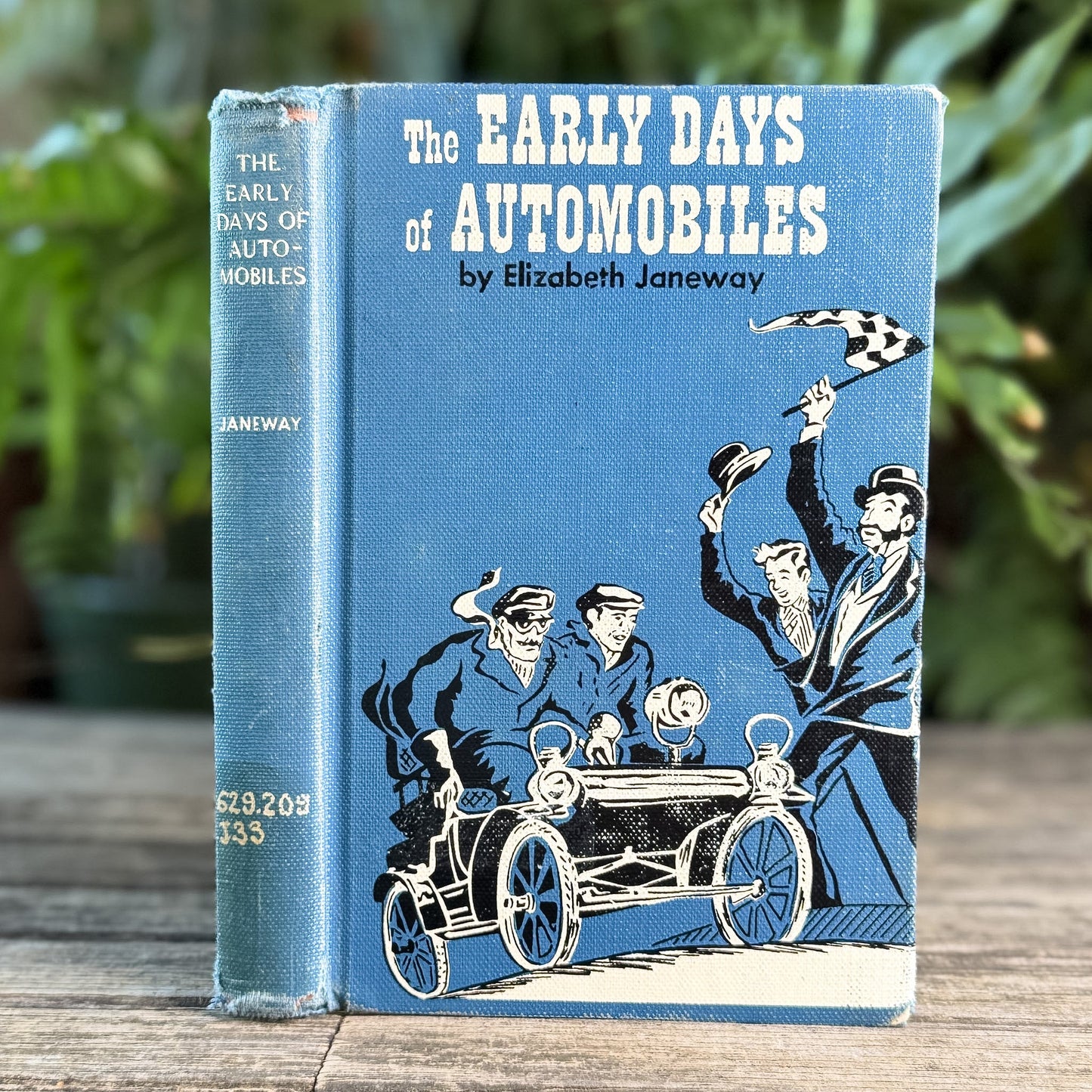 The Early Days of Automobiles, Elizabeth Janeway, 1956, Landmark Books Edition - Pretty Old Books
