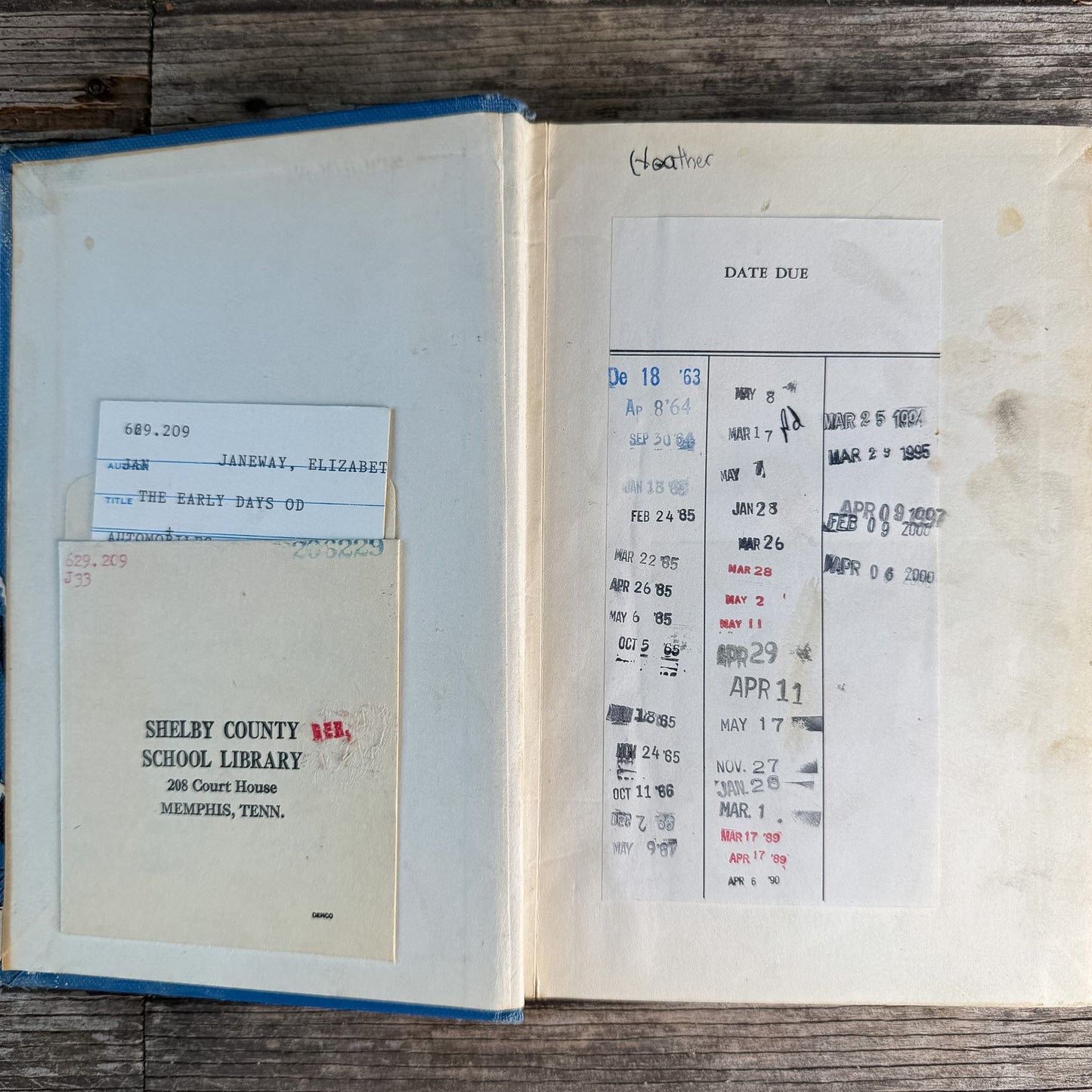 The Early Days of Automobiles, Elizabeth Janeway, 1956, Landmark Books Edition - Pretty Old Books