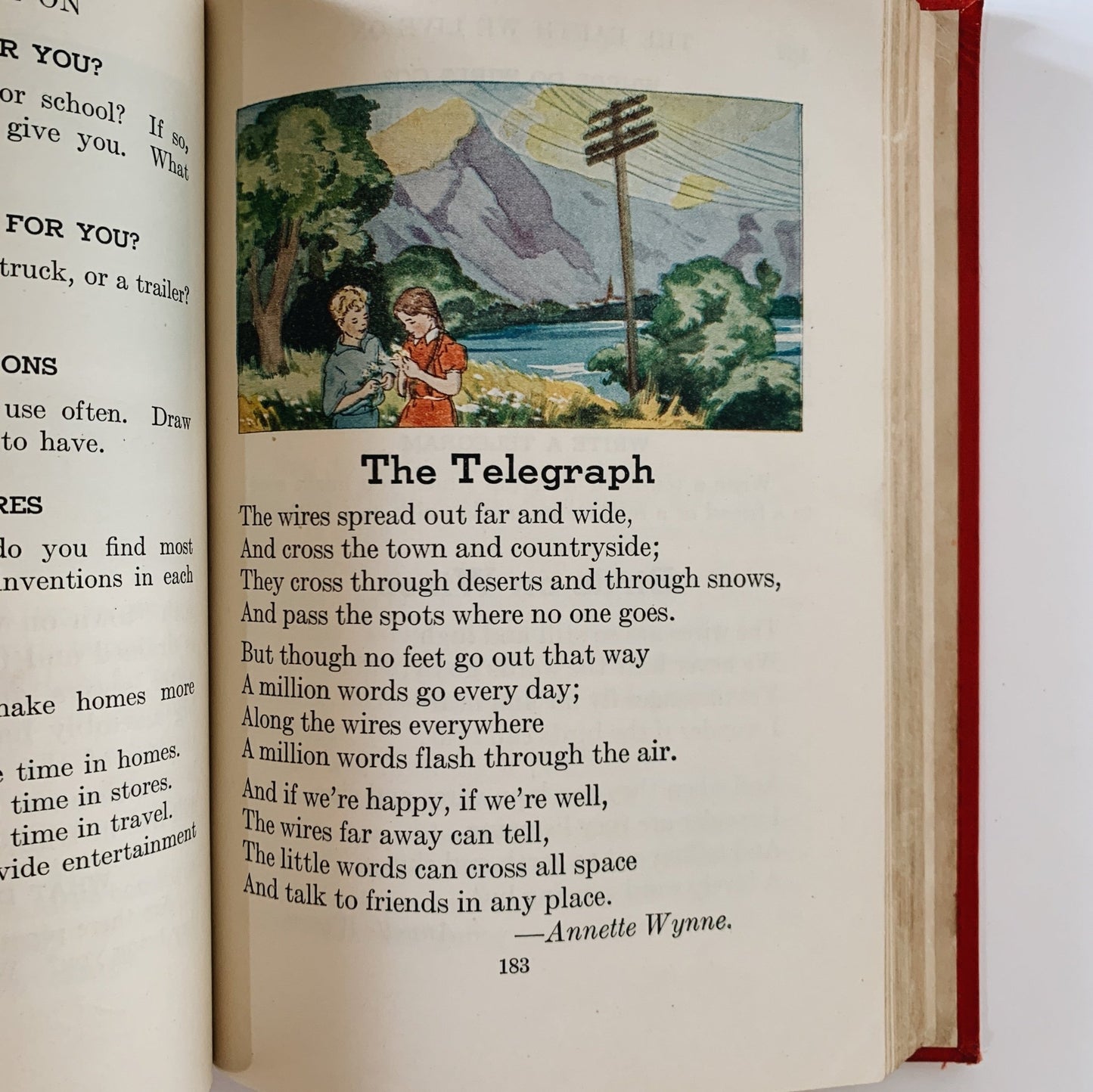 The Earth We Live On, The Curriculum Readers 4, Baker & Baker, 1937 School Book - Pretty Old Books