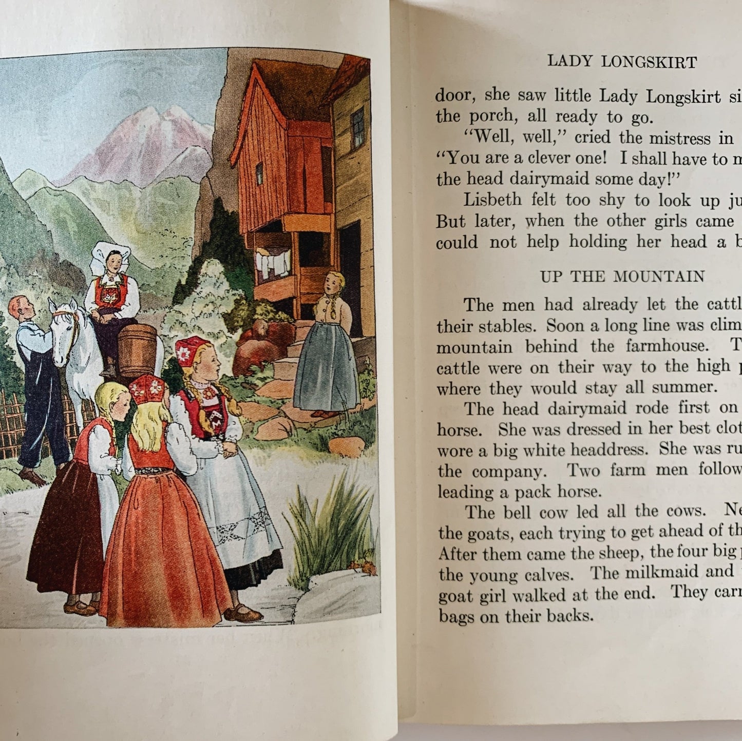 The Earth We Live On, The Curriculum Readers 4, Baker & Baker, 1937 School Book - Pretty Old Books