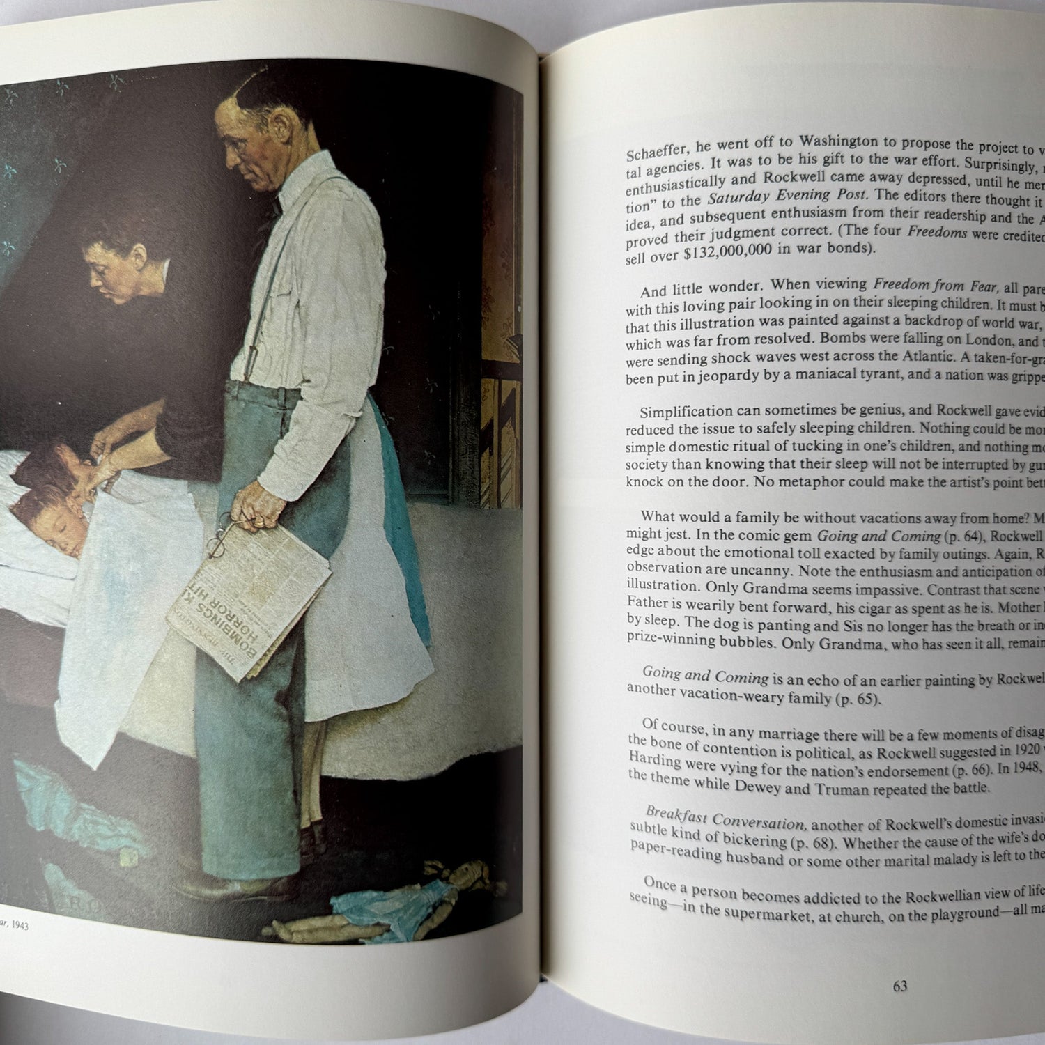 The Faith of America, Norman Rockwell, 1989 Oversized Hardcover - Pretty Old Books