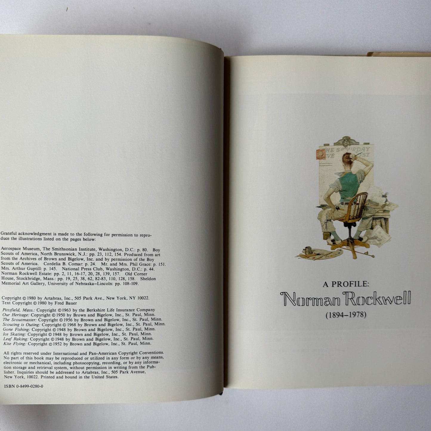 The Faith of America, Norman Rockwell, 1989 Oversized Hardcover - Pretty Old Books