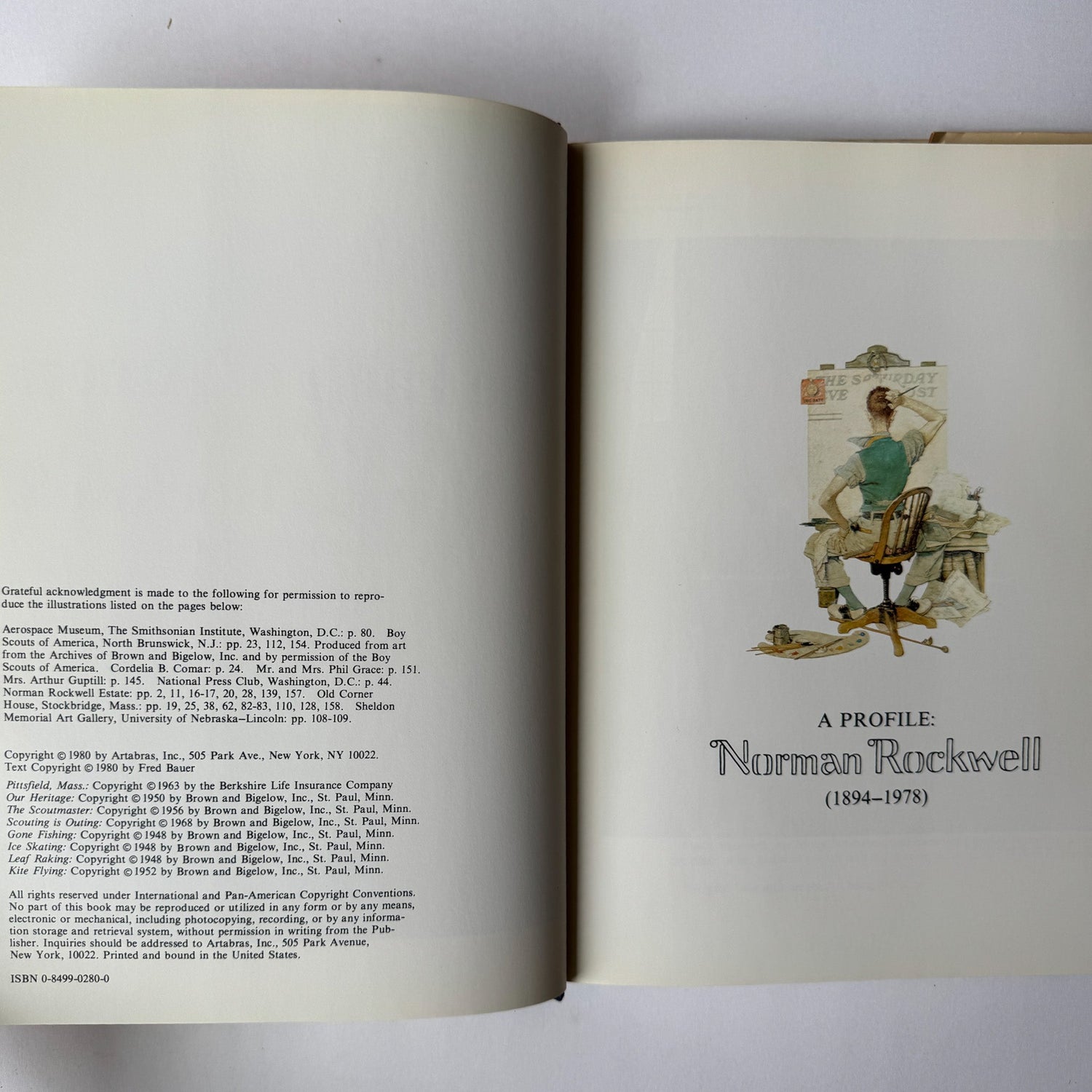 The Faith of America, Norman Rockwell, 1989 Oversized Hardcover - Pretty Old Books