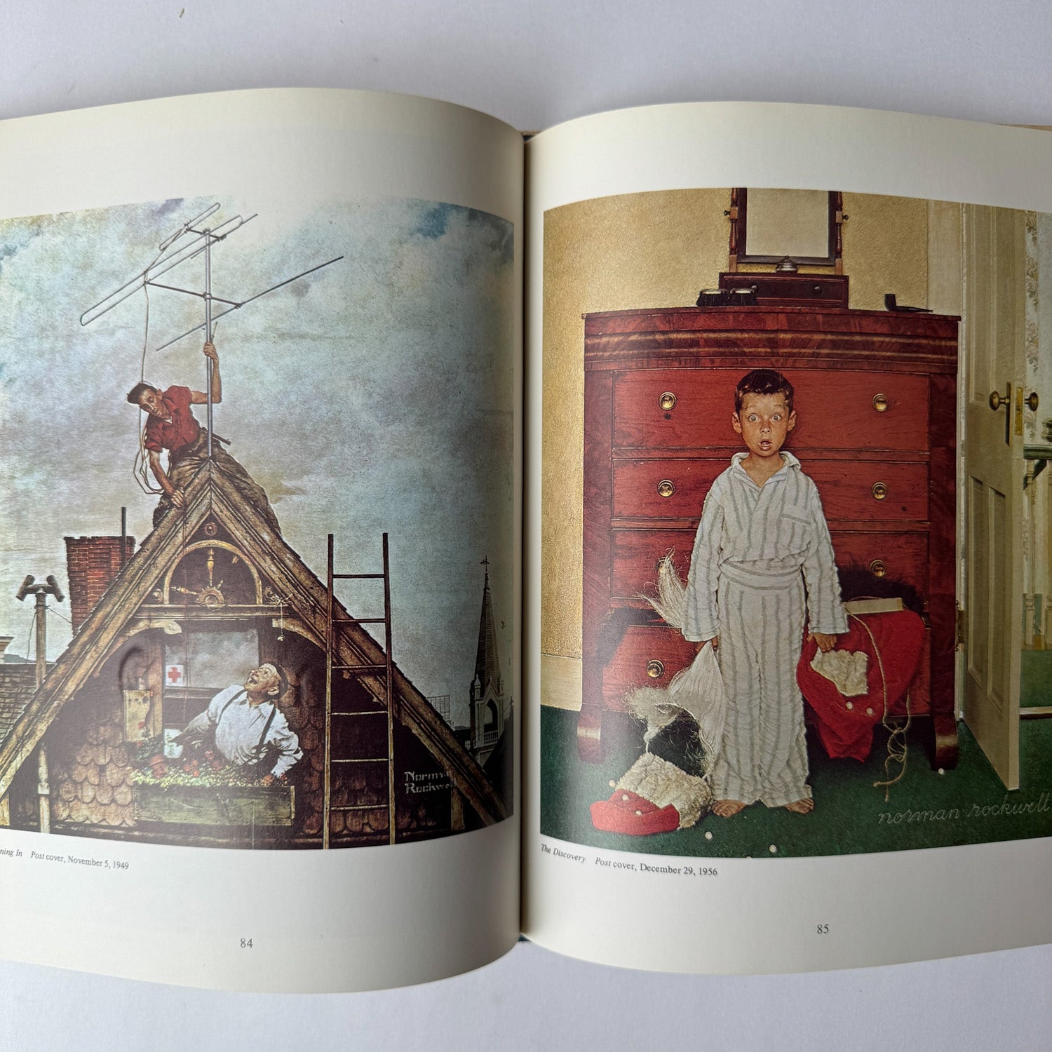 The Faith of America, Norman Rockwell, 1989 Oversized Hardcover - Pretty Old Books