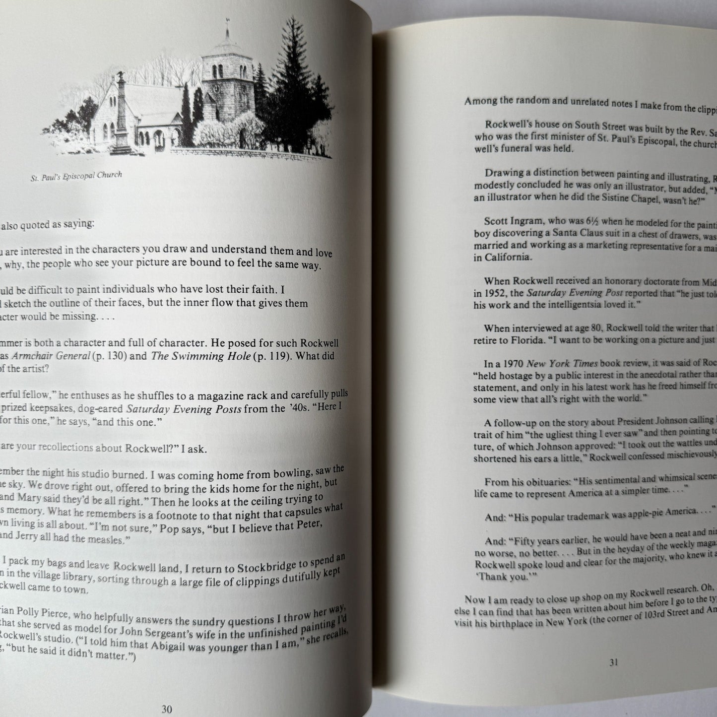 The Faith of America, Norman Rockwell, 1989 Oversized Hardcover - Pretty Old Books