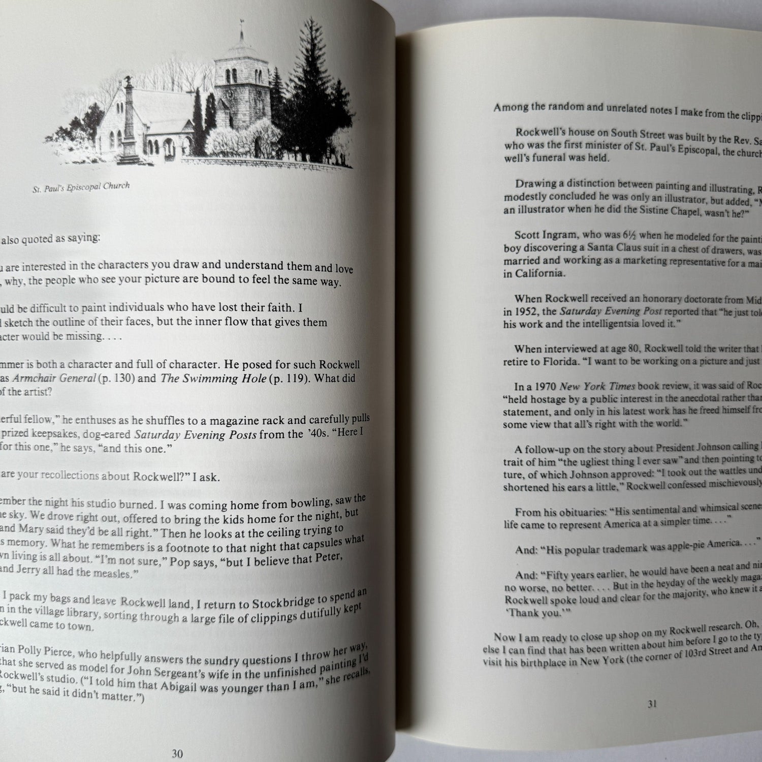 The Faith of America, Norman Rockwell, 1989 Oversized Hardcover - Pretty Old Books