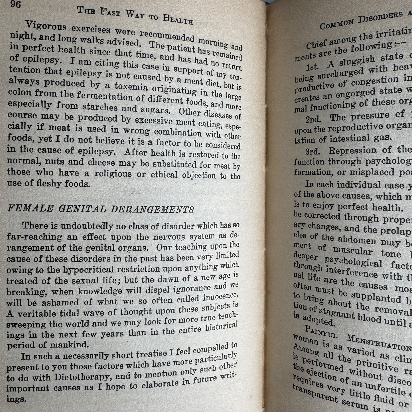 The Fast Way To Health, Dr. Frank McCoy, 1927 Healthy Living Self Help Hardcover - Pretty Old Books