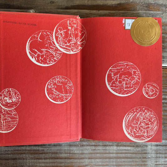 The Firelight Book: Prose and Poetry, Medallion Edition, 1953, Vintage School Book - Pretty Old Books