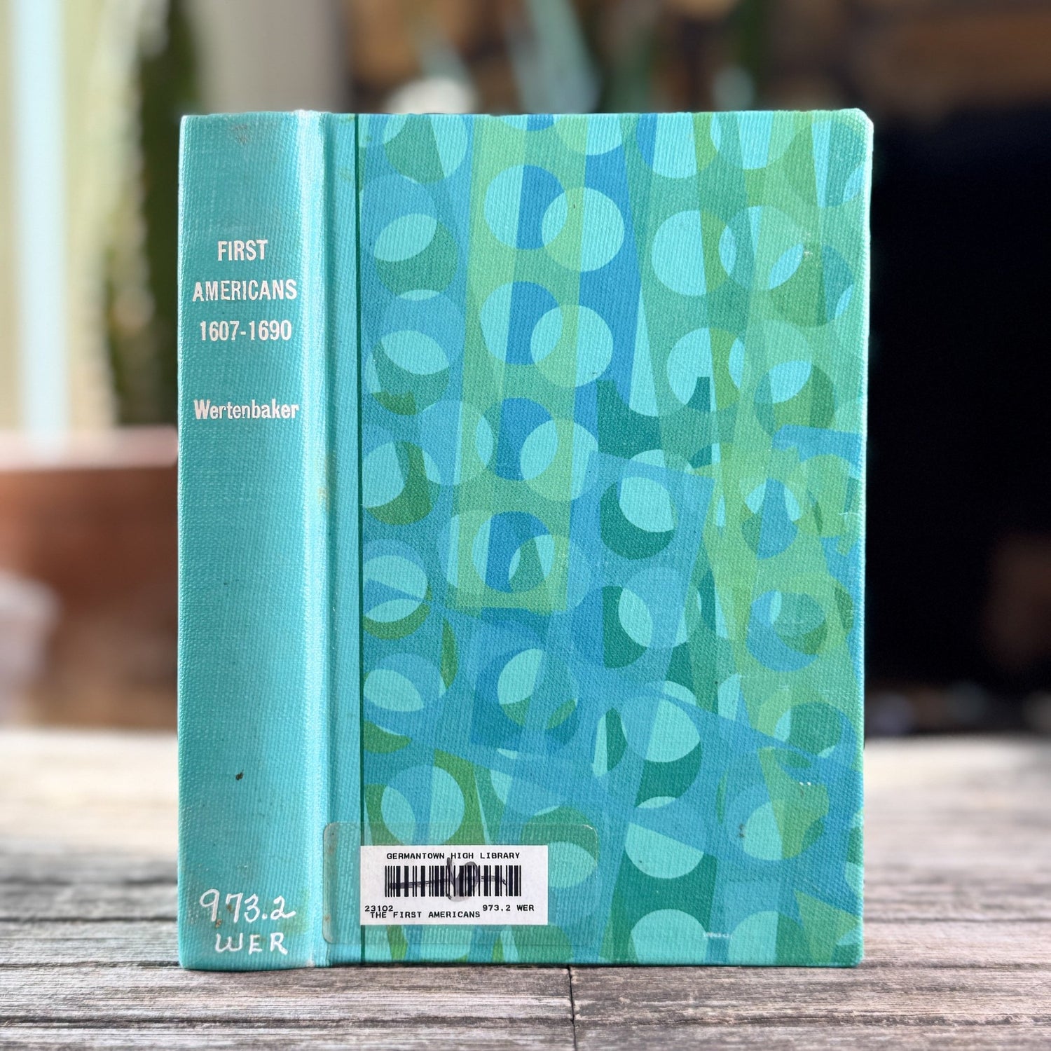 The First Americans, 1607-1690, Thomas J. Wertenbaker, Quadrangle Paperback Edition, 1971 - Pretty Old Books