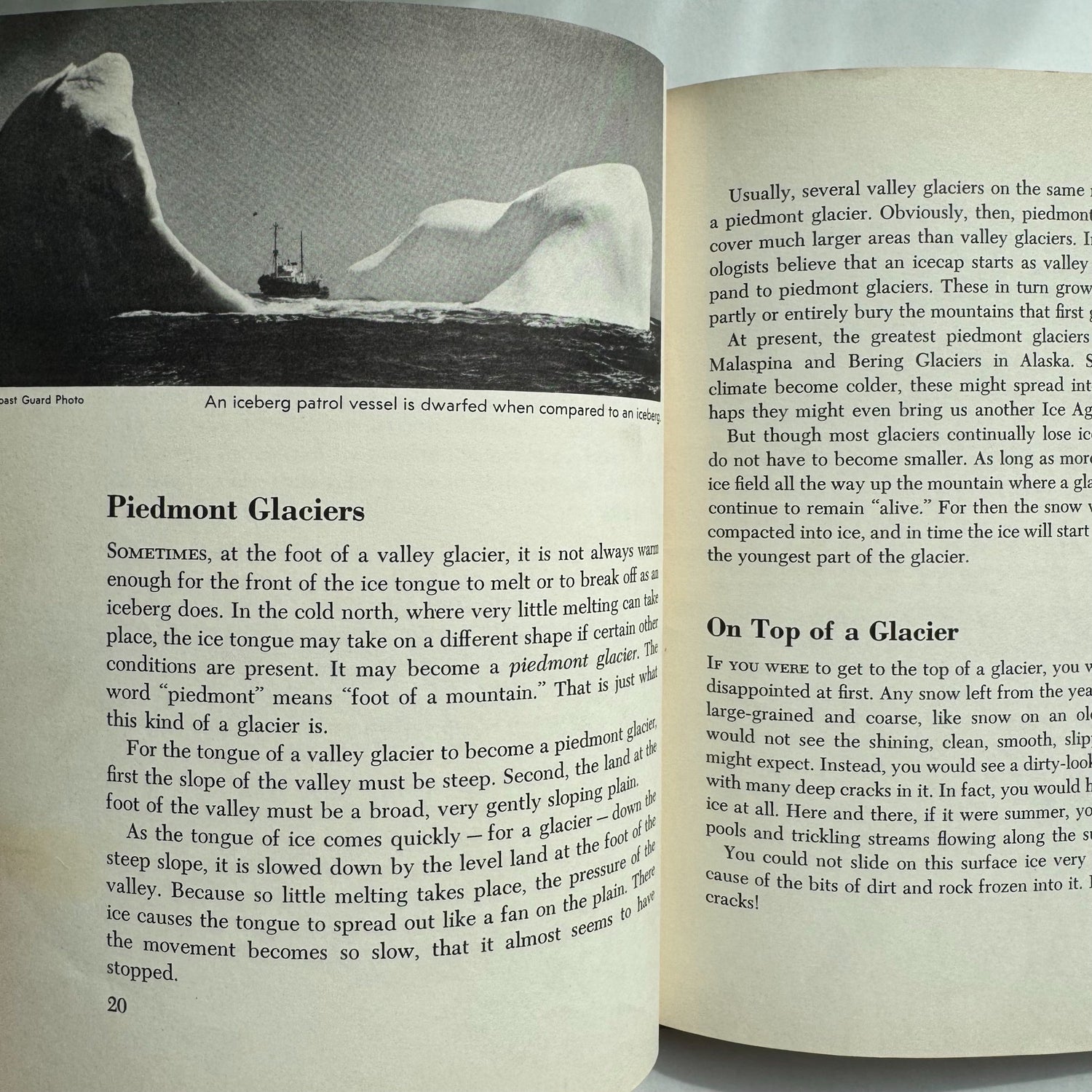 The First Book of Glaciers, Rebecca B. Marcus, 1962 Hardcover - Pretty Old Books