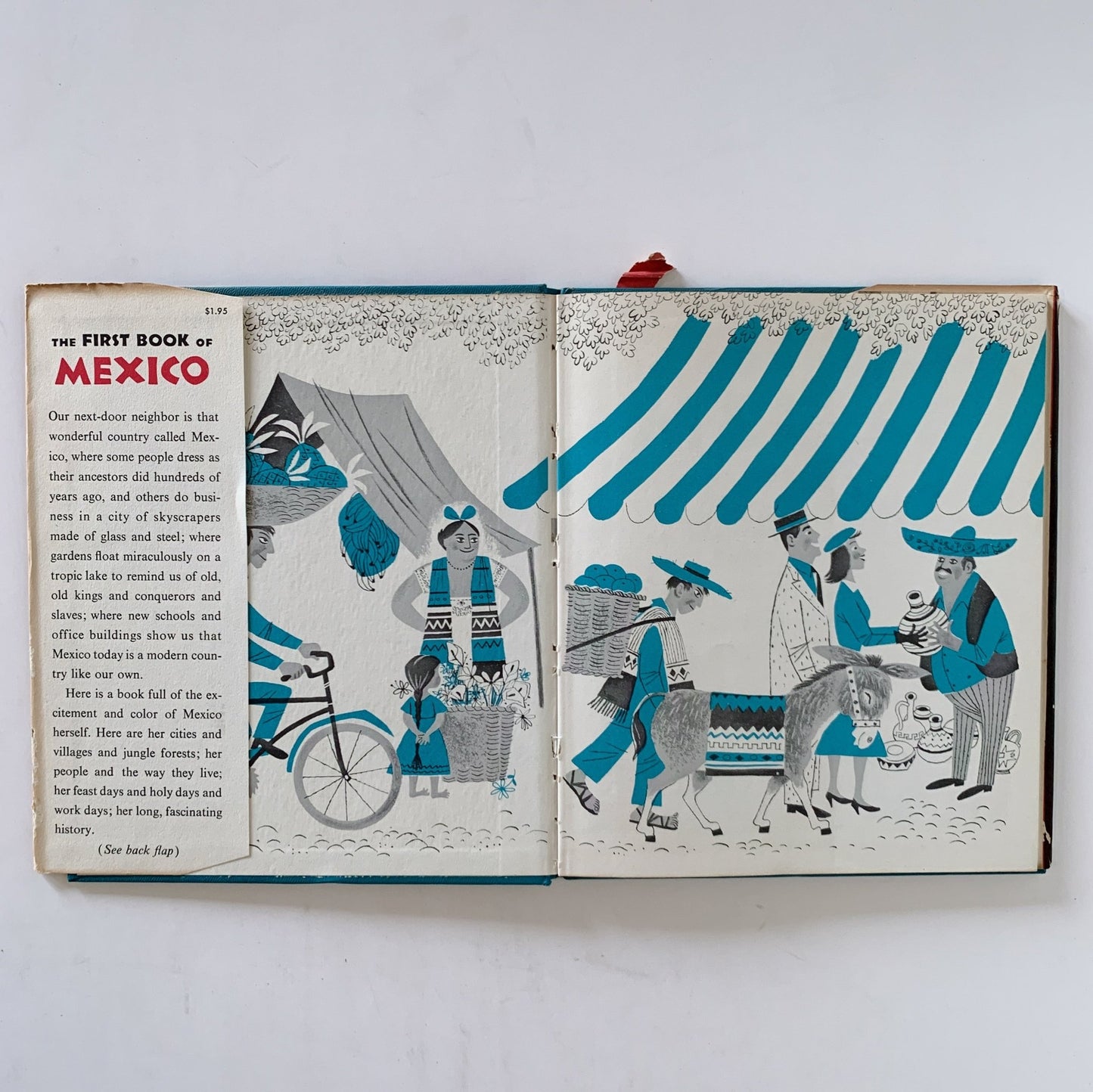 The First Book of Mexico, Sam and Beryl Epstein, 1955 Hardcover with DJ - Pretty Old Books