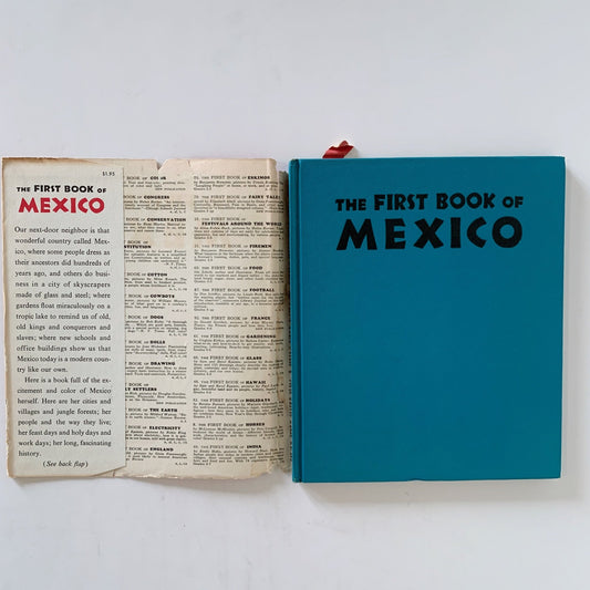 The First Book of Mexico, Sam and Beryl Epstein, 1955 Hardcover with DJ - Pretty Old Books