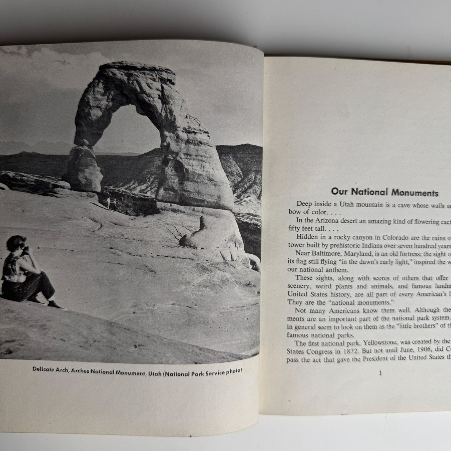 The First Book of National Monuments, 1959, Juvenile Non Fiction - Pretty Old Books