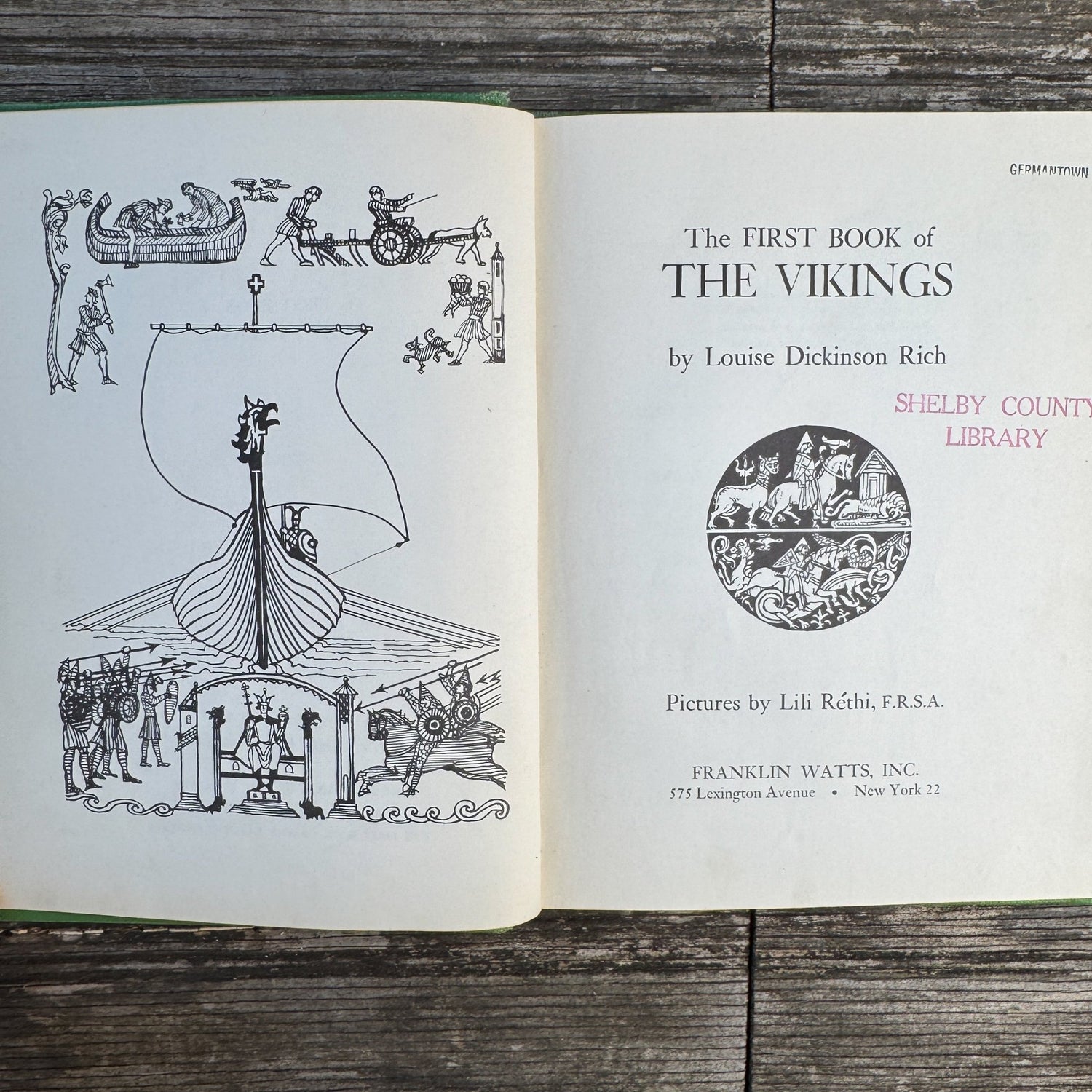 The First Book of Vikings, 1962 - Pretty Old Books