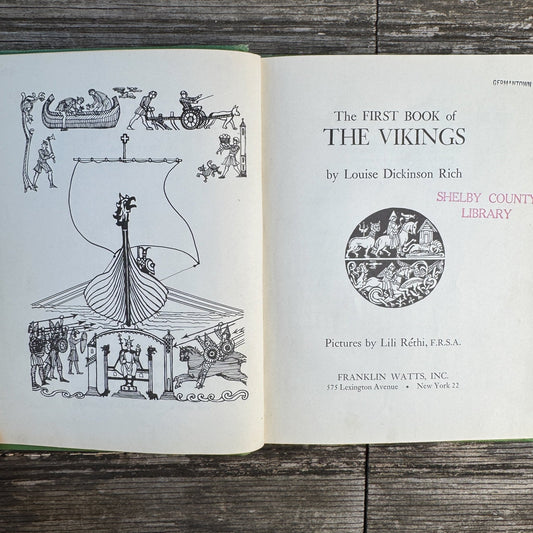 The First Book of Vikings, 1962 - Pretty Old Books