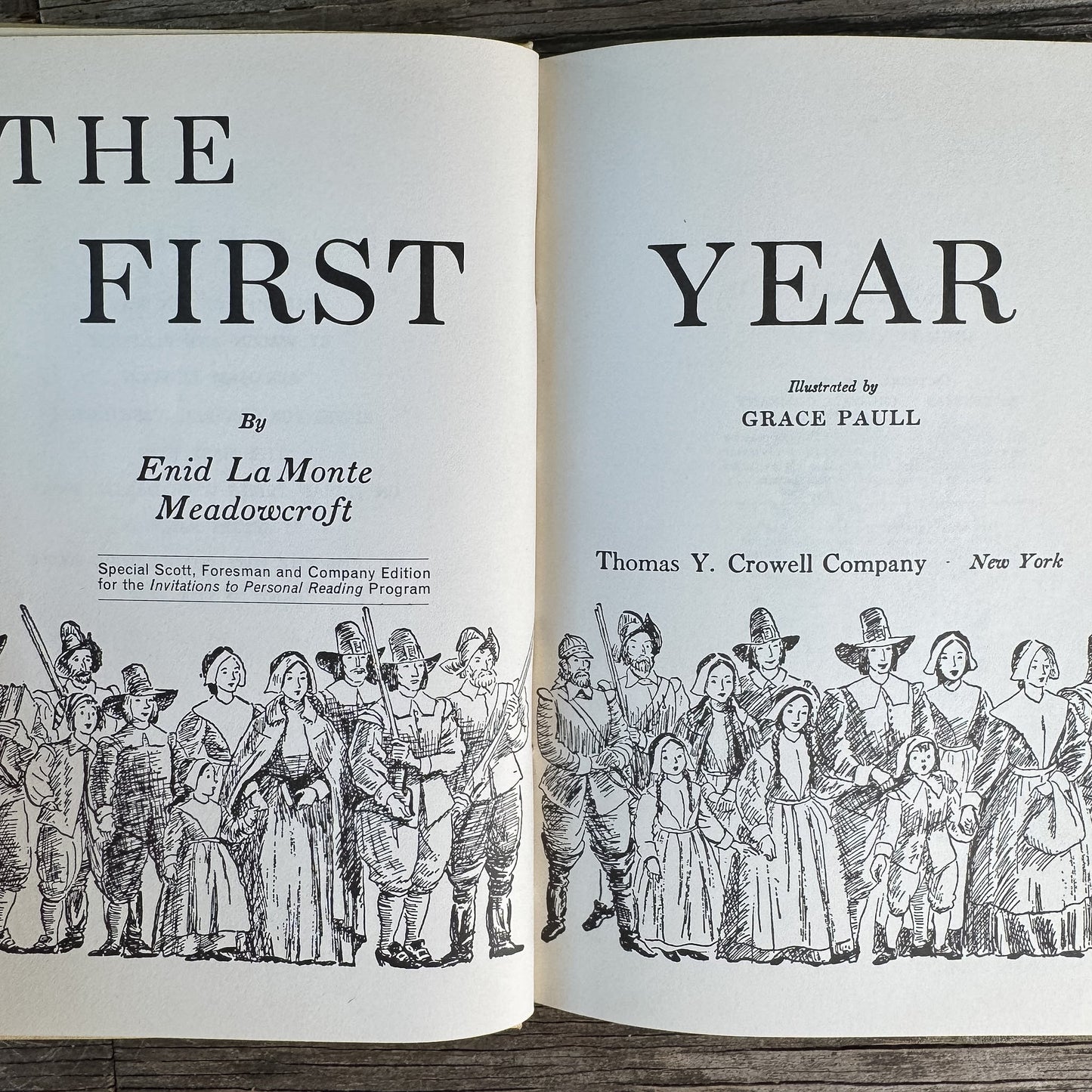 The First Year, Enid LaMonte Meadowcroft, 1946 - Pretty Old Books