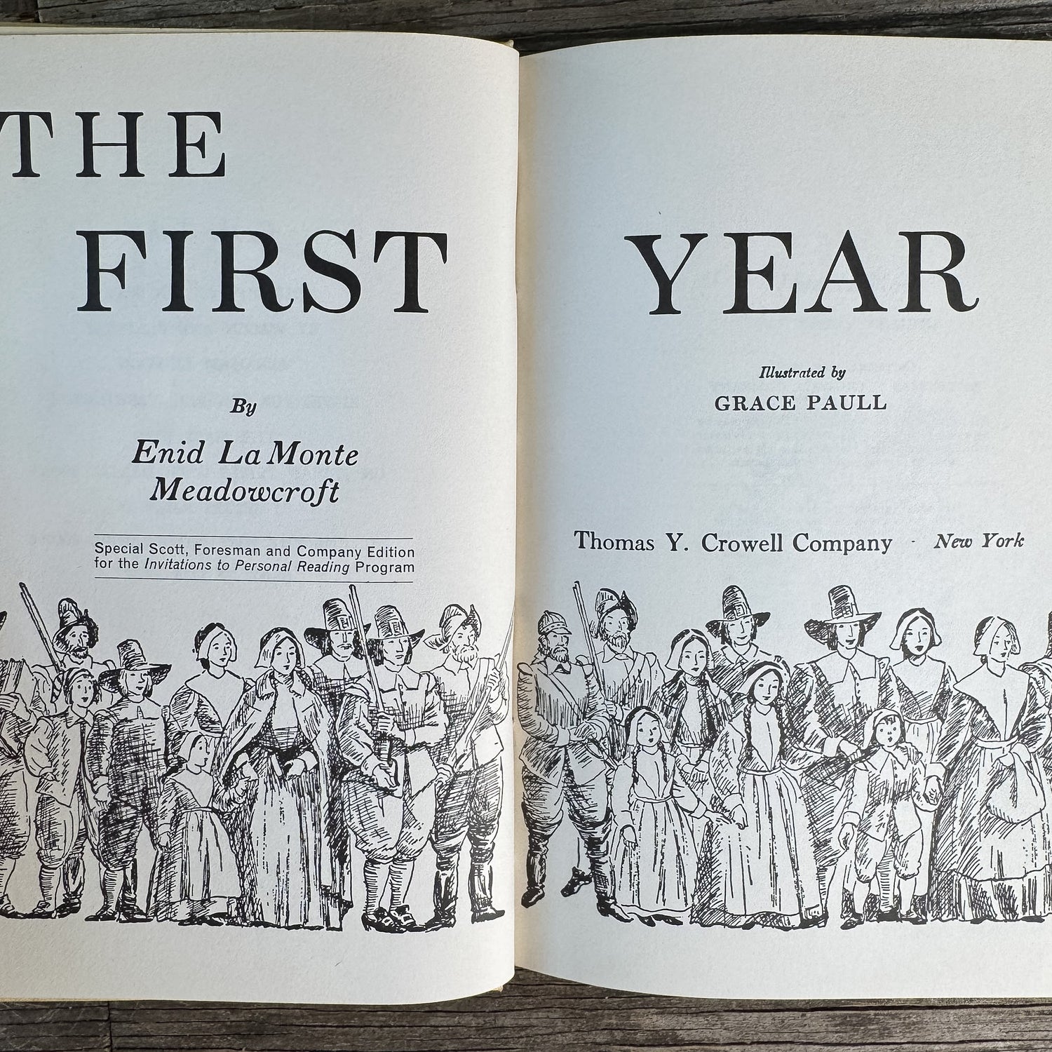 The First Year, Enid LaMonte Meadowcroft, 1946 - Pretty Old Books
