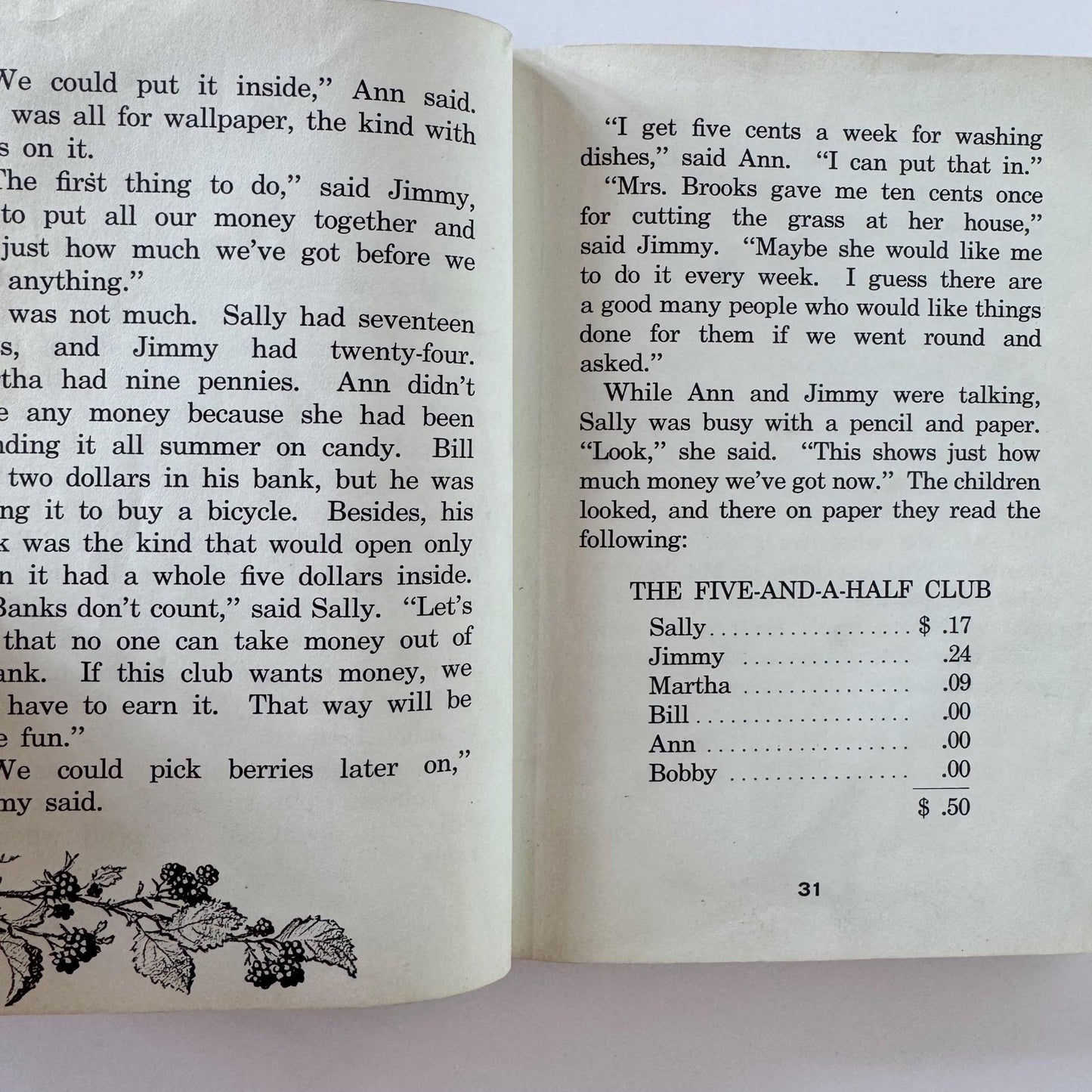 The Five and a Half Club, The Alice and Jerry Books, 1966 Elementary School Book - Pretty Old Books