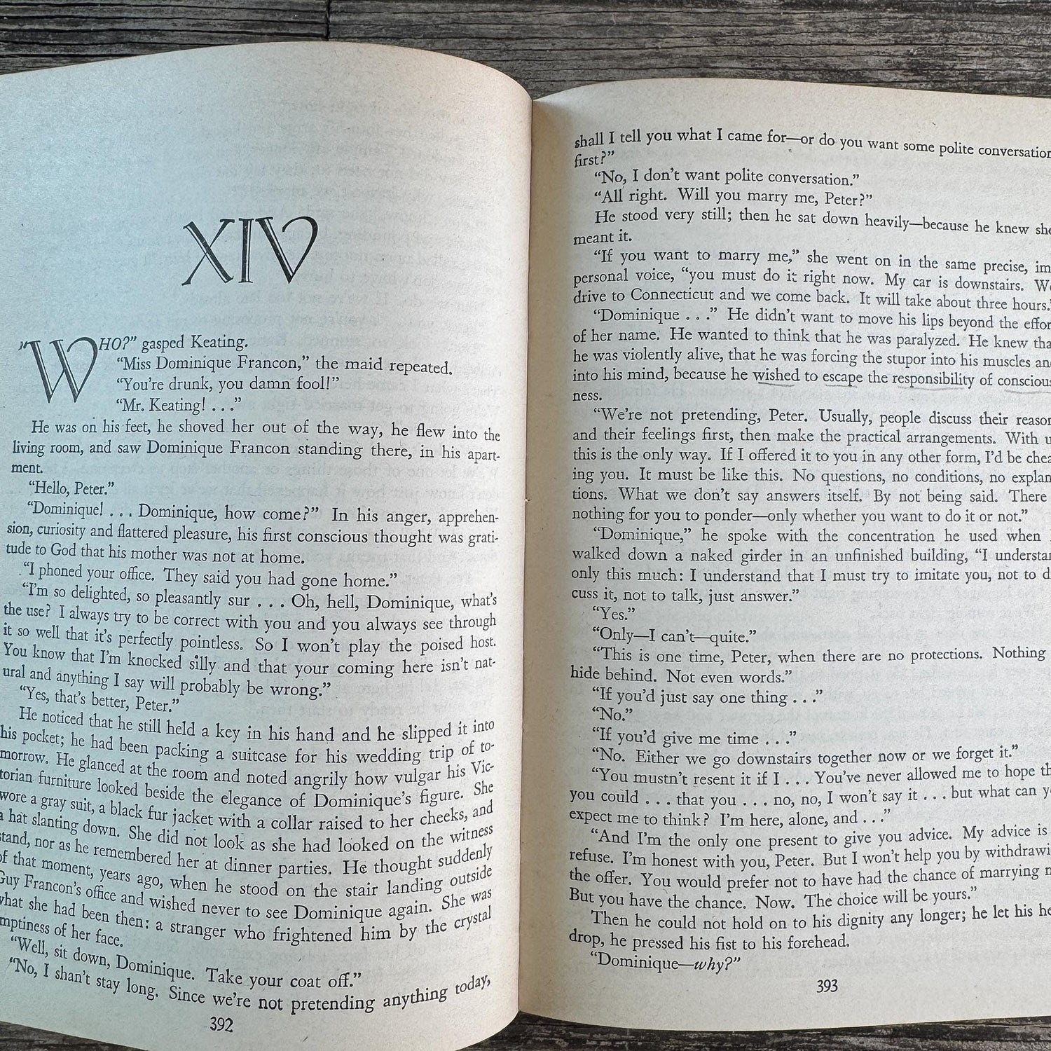 The Fountainhead, Ayn Rand, 1943, The Bobbs-Merrill Company - Pretty Old Books