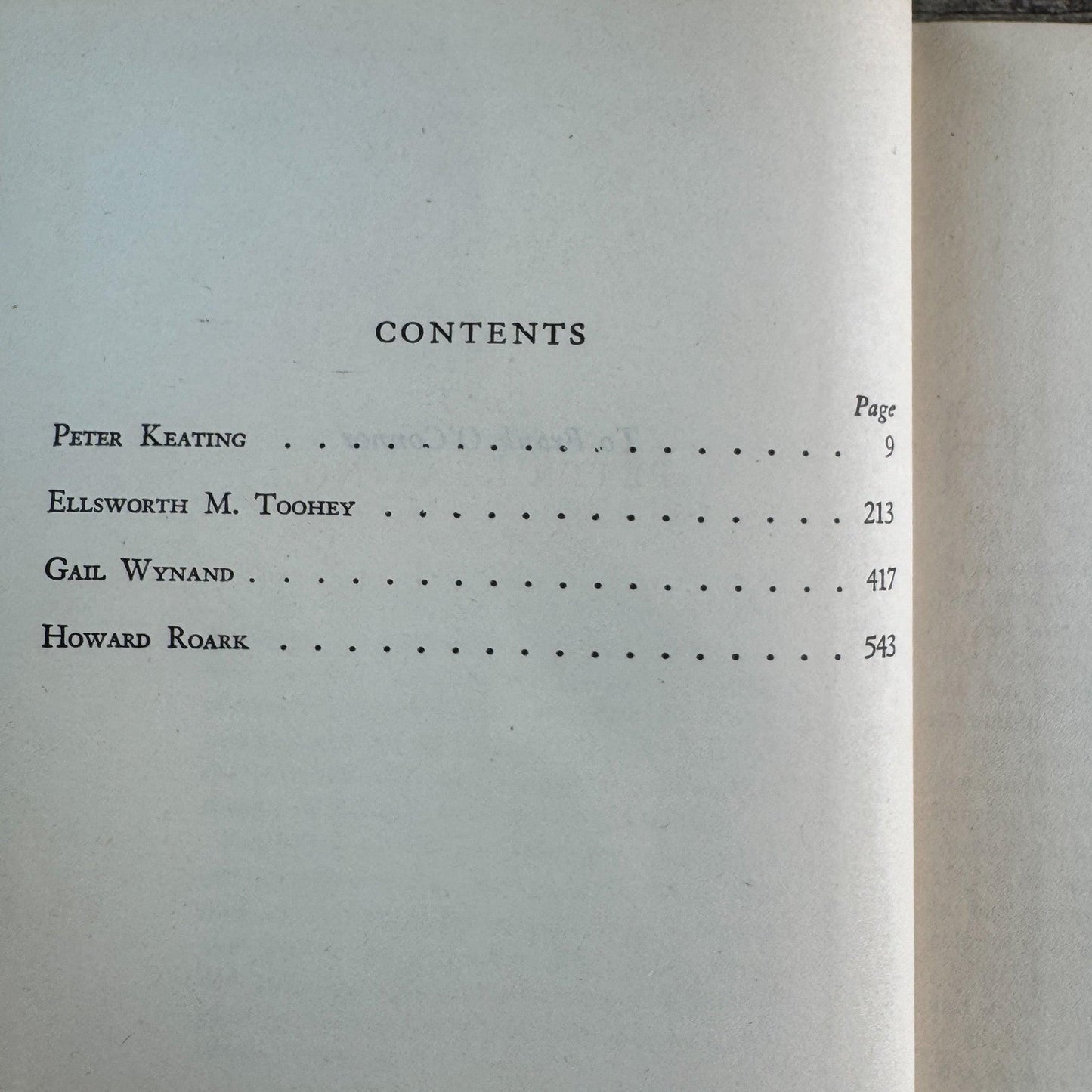 The Fountainhead, Ayn Rand, 1943, The Bobbs-Merrill Company - Pretty Old Books