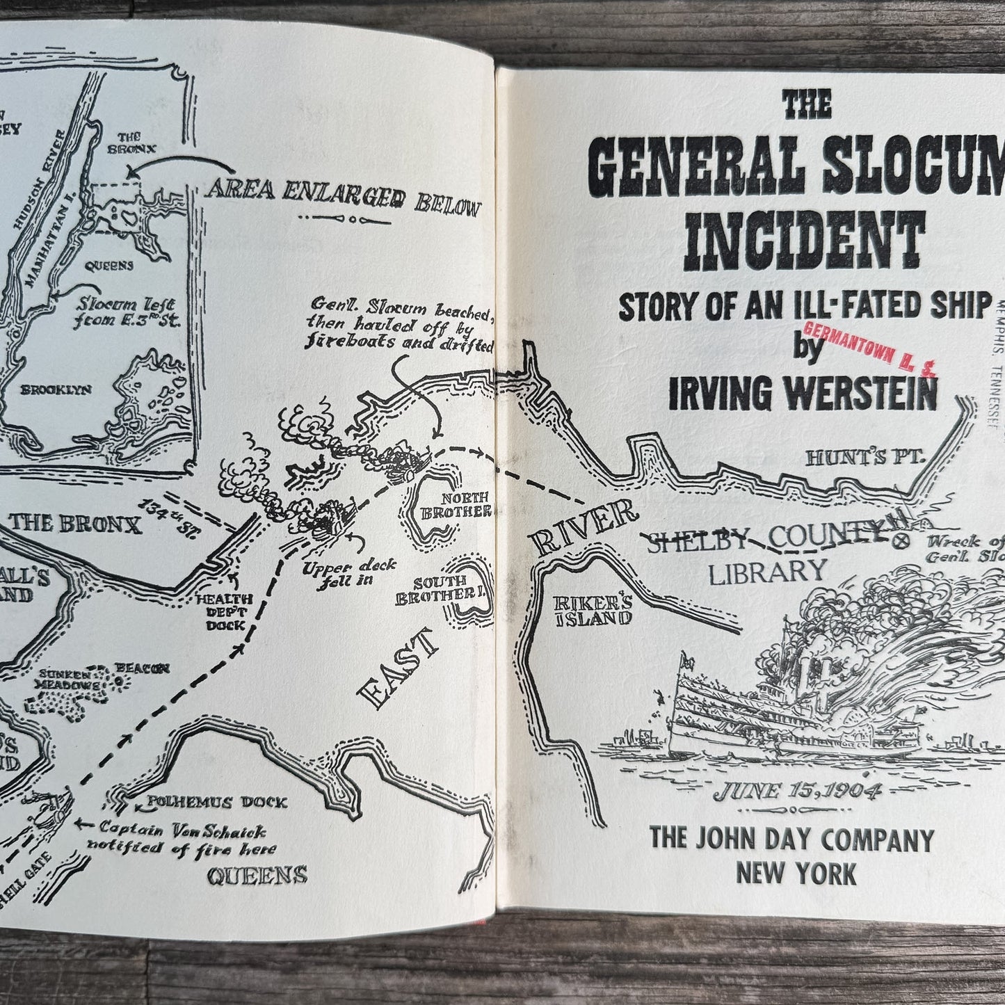 The General Slocum Incident, Irving Werstein, 1965 - Pretty Old Books