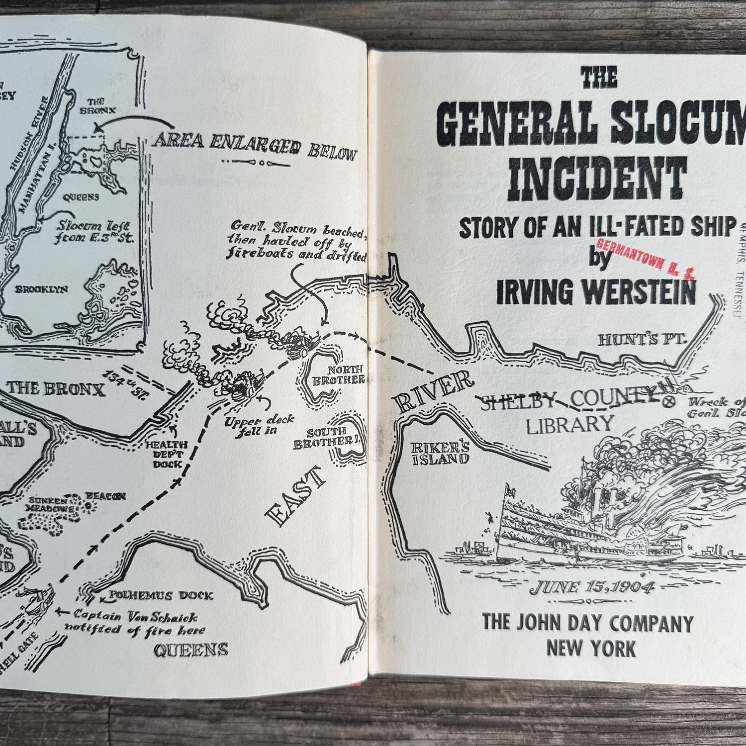 The General Slocum Incident, Irving Werstein, 1965 - Pretty Old Books