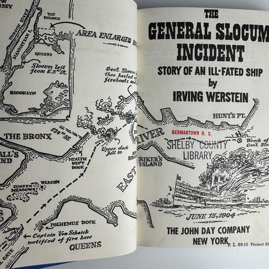 The General Slocum Incident, Irving Werstein, Story of an Ill - Fated Ship (1965) - Pretty Old Books