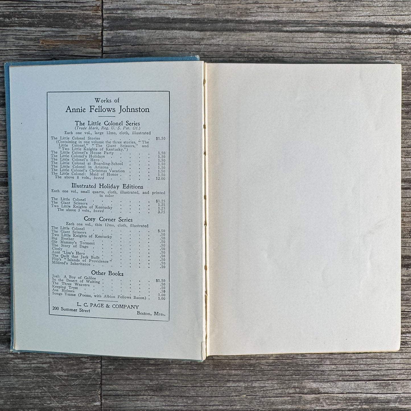 The Giant Scissors, Annie Fellows Johnston, 1907, 13th Impression - Pretty Old Books