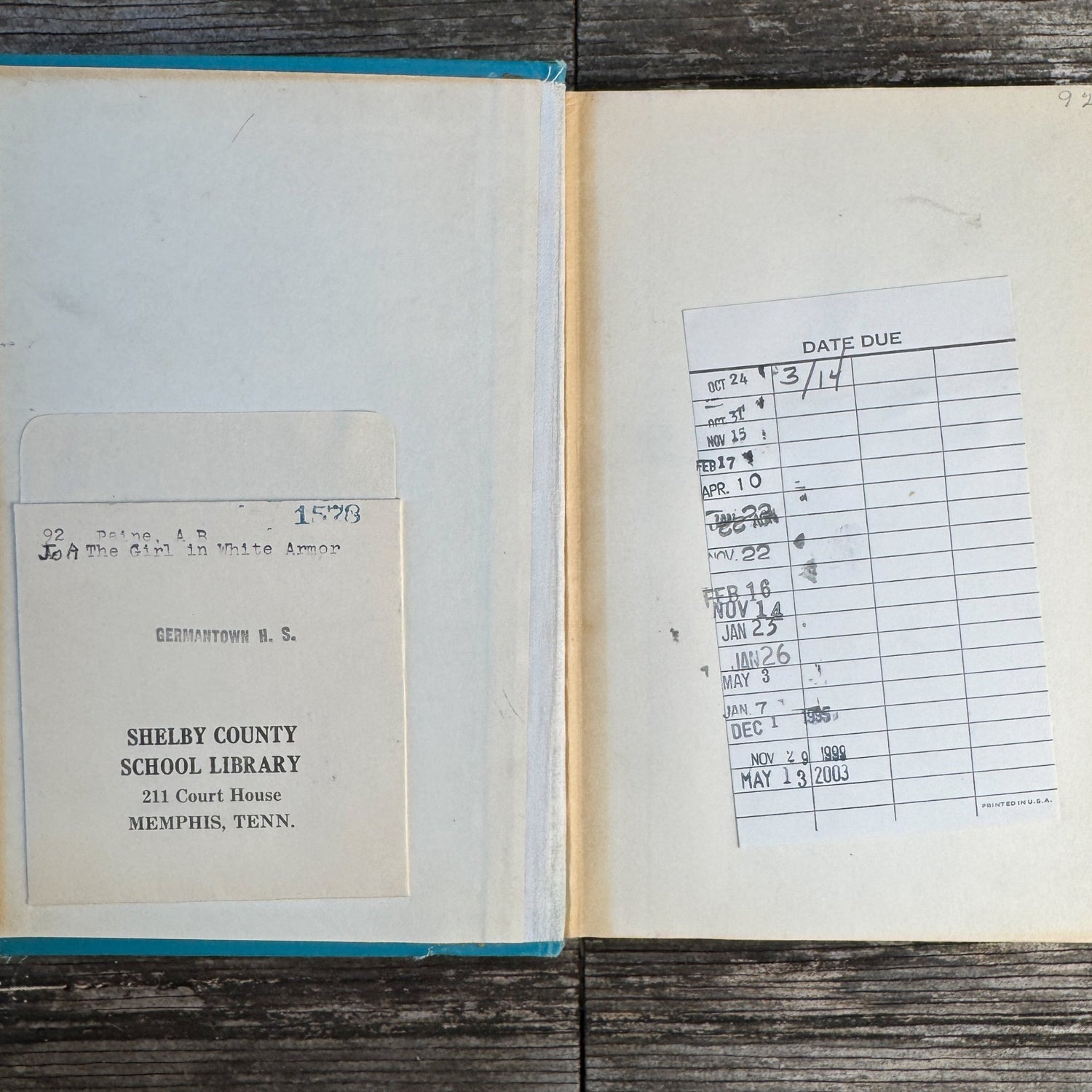 The Girl in White Armor: Joan of Arc for Young People, 1966 Juvenile Biography - Pretty Old Books