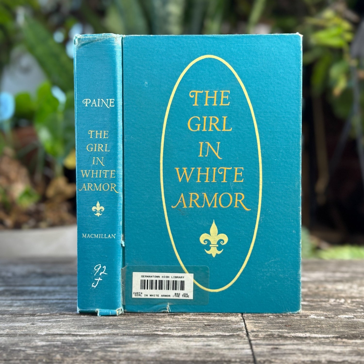 The Girl in White Armor: Joan of Arc for Young People, 1966 Juvenile Biography - Pretty Old Books