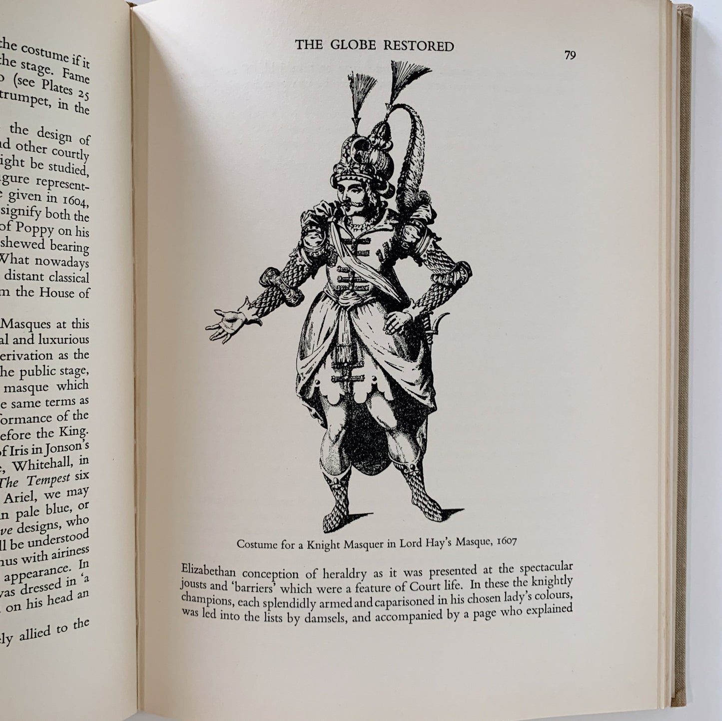 The Globe Restored: A Study of the Elizabethan Theatre, Hardcover, 1953 - Pretty Old Books