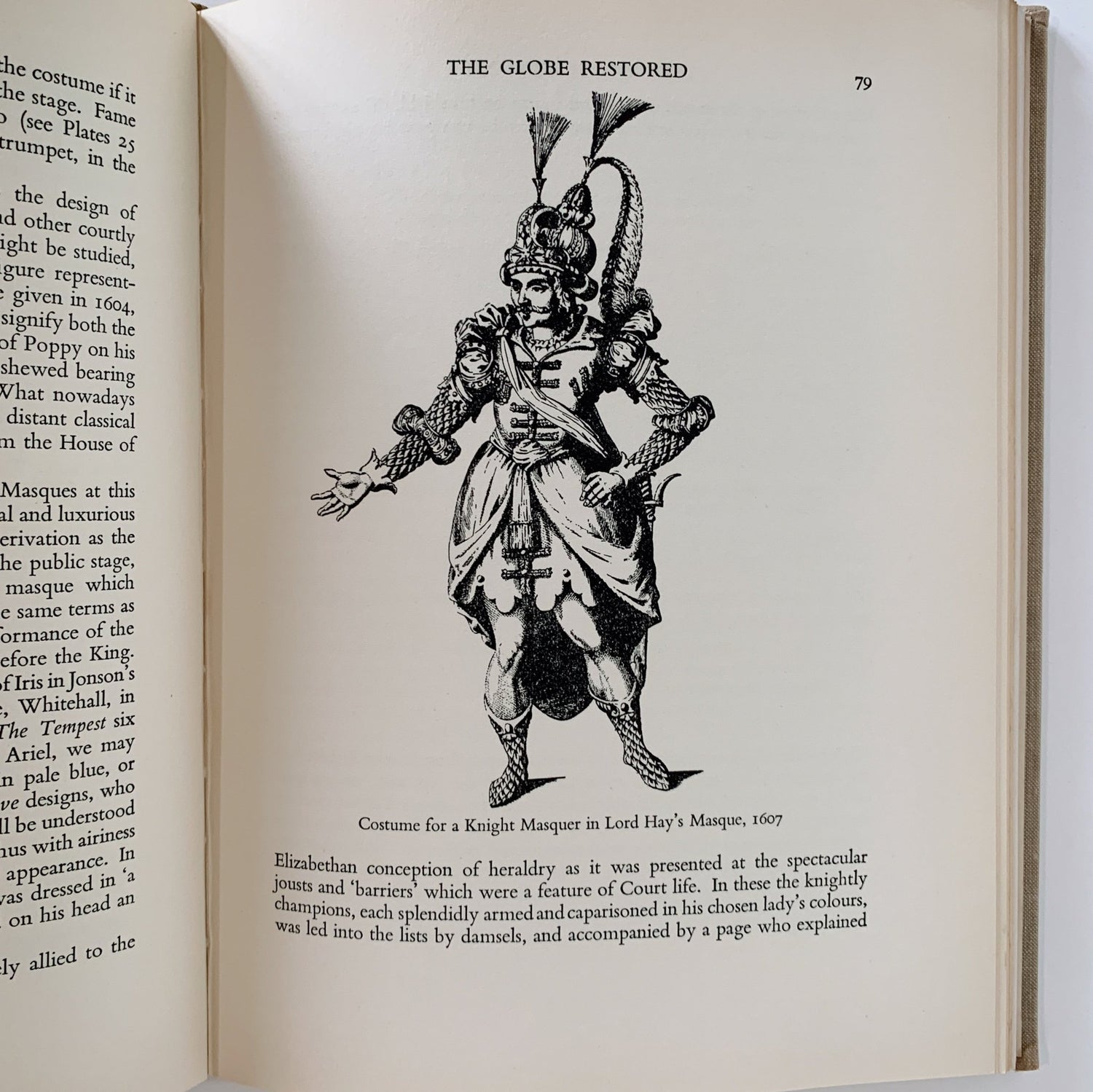 The Globe Restored: A Study of the Elizabethan Theatre, Hardcover, 1953 - Pretty Old Books