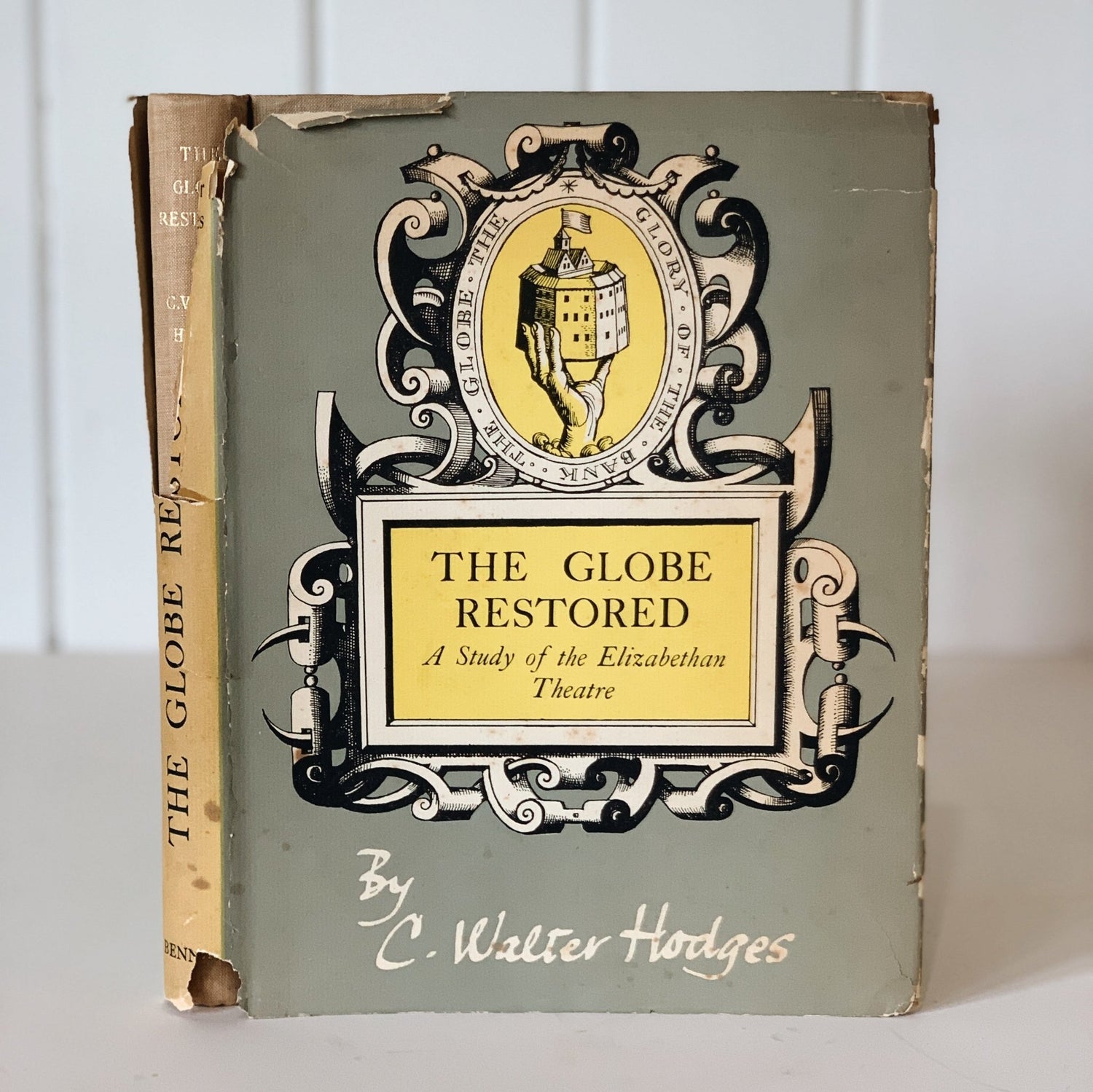 The Globe Restored: A Study of the Elizabethan Theatre, Hardcover, 1953 - Pretty Old Books