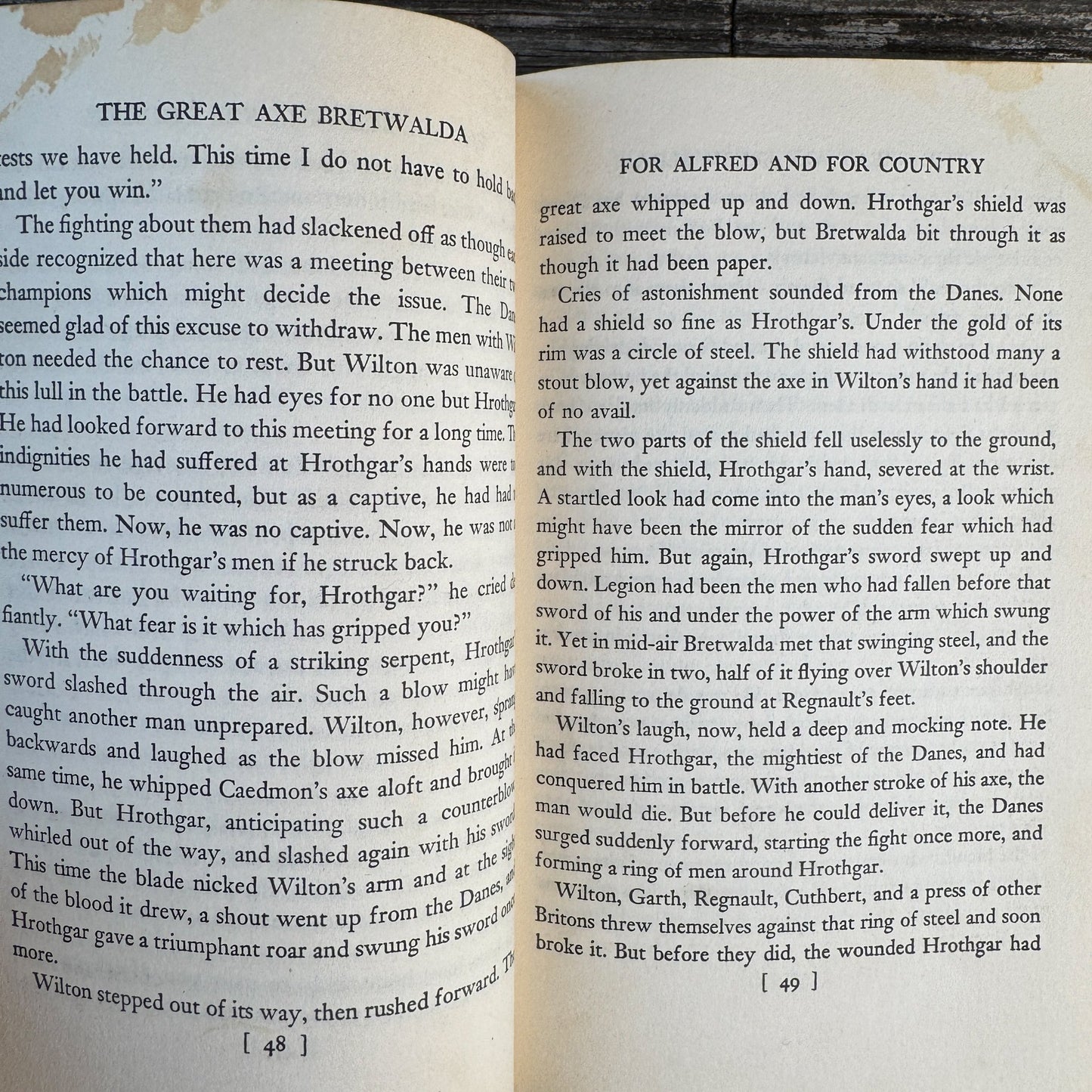 The Great Axe Bretwalda, First Edition, Philip Ketchum Hardcover 1955 - Pretty Old Books