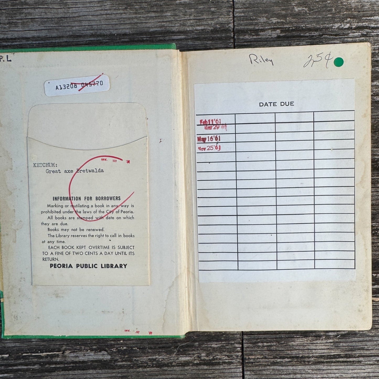 The Great Axe Bretwalda, First Edition, Philip Ketchum Hardcover 1955 - Pretty Old Books