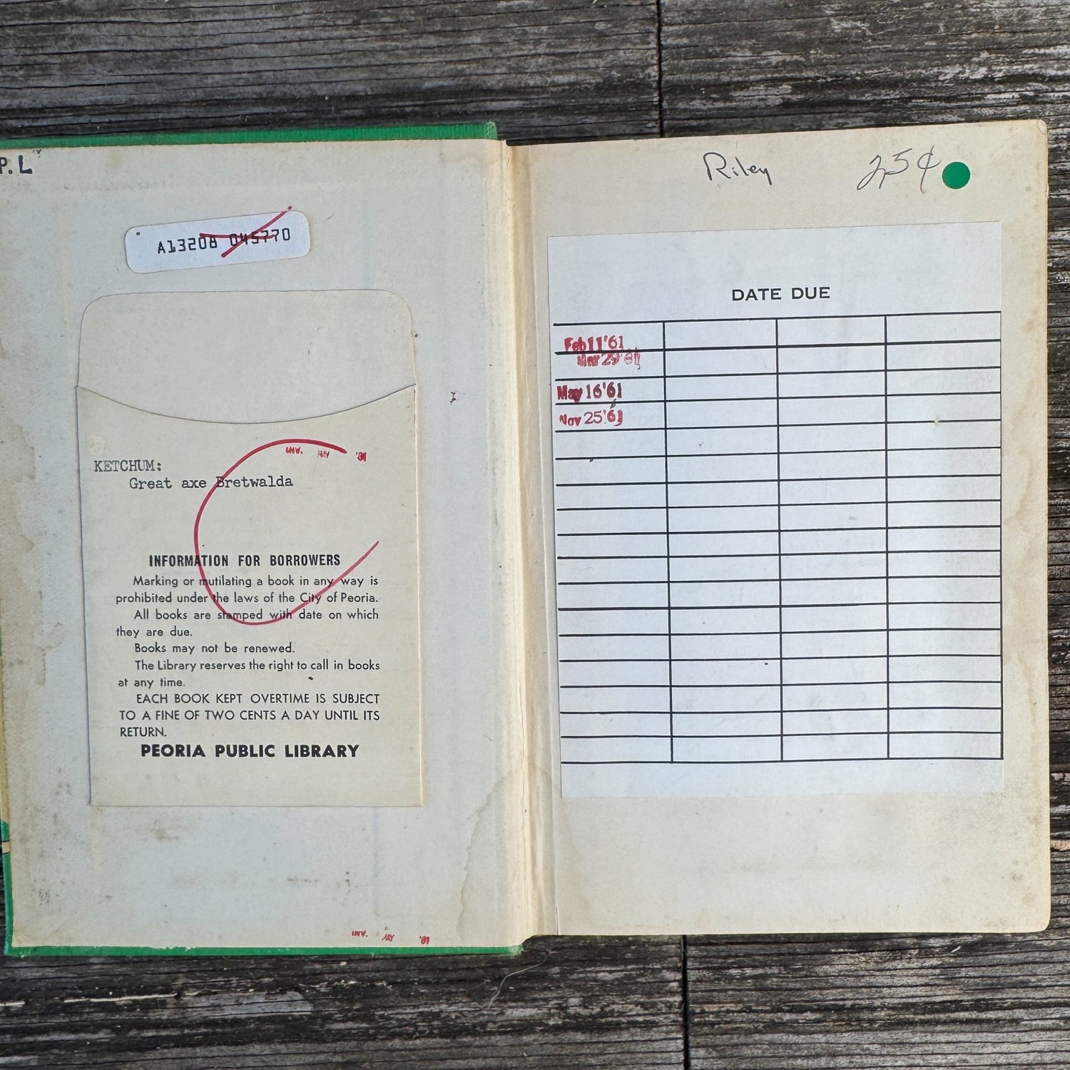 The Great Axe Bretwalda, First Edition, Philip Ketchum Hardcover 1955 - Pretty Old Books