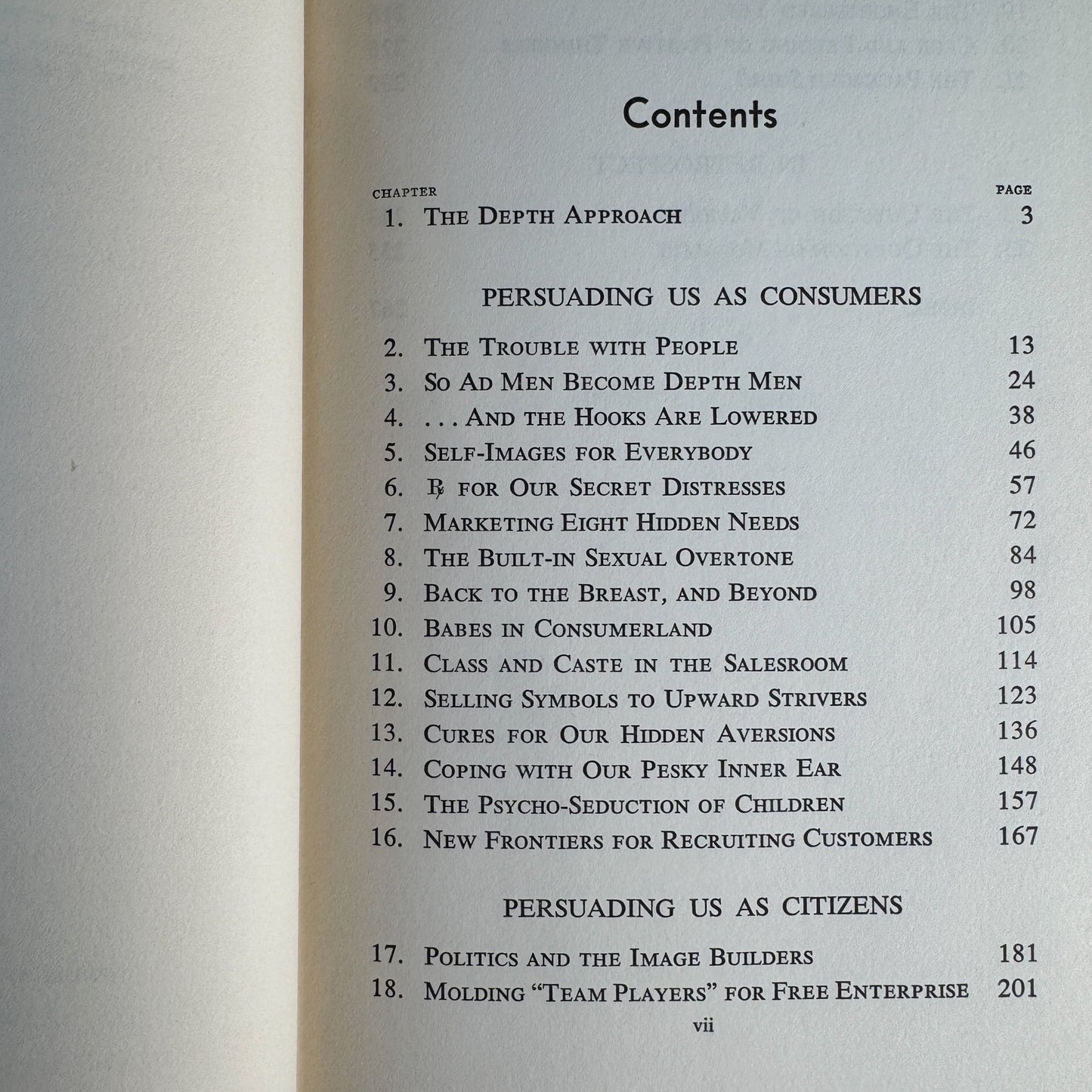 The Hidden Persuaders, Vance Packard, 1957, 5th Printing Hardcover - Pretty Old Books