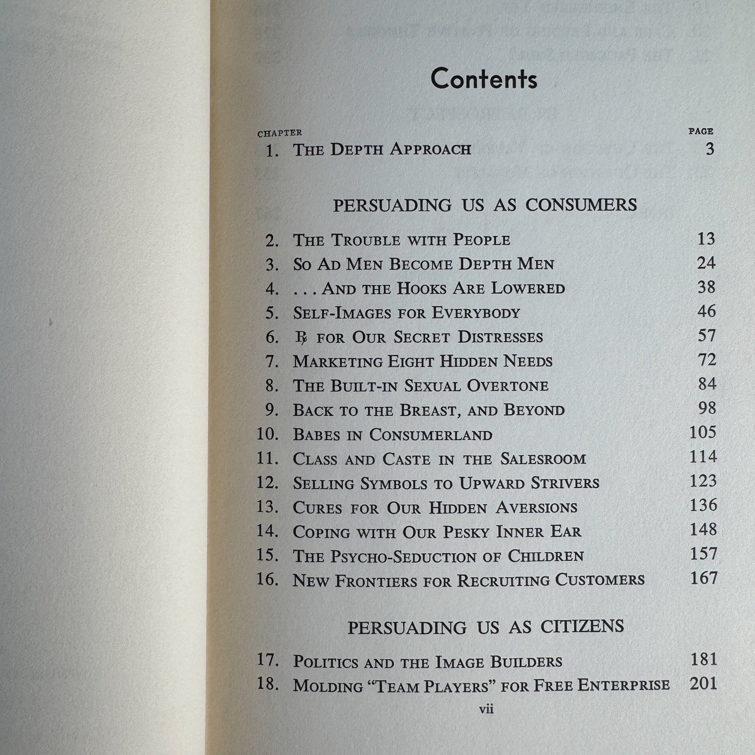 The Hidden Persuaders, Vance Packard, 1957, 5th Printing Hardcover - Pretty Old Books