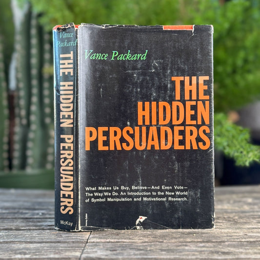 The Hidden Persuaders, Vance Packard, 1957, 5th Printing Hardcover - Pretty Old Books