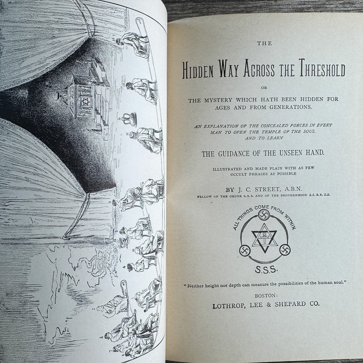 The Hidden Way Across the Threshold, J. C. Street, 1887 - Pretty Old Books