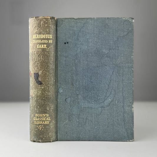 The History of Herodotus, Bohn's Classical Library, 1875, Henry Cary - Pretty Old Books