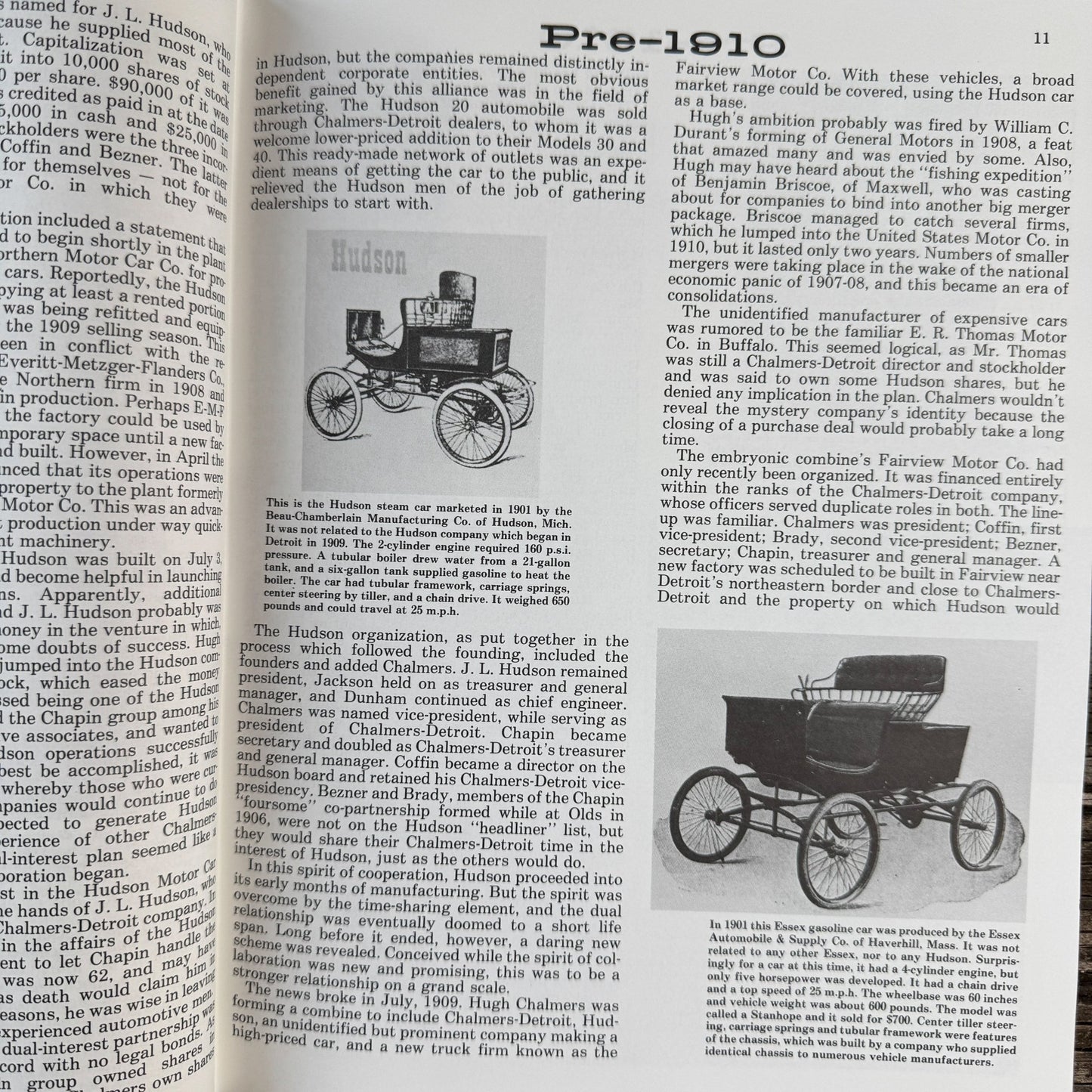 The History of Hudson, Don Butler, 1982 Auto History - Pretty Old Books